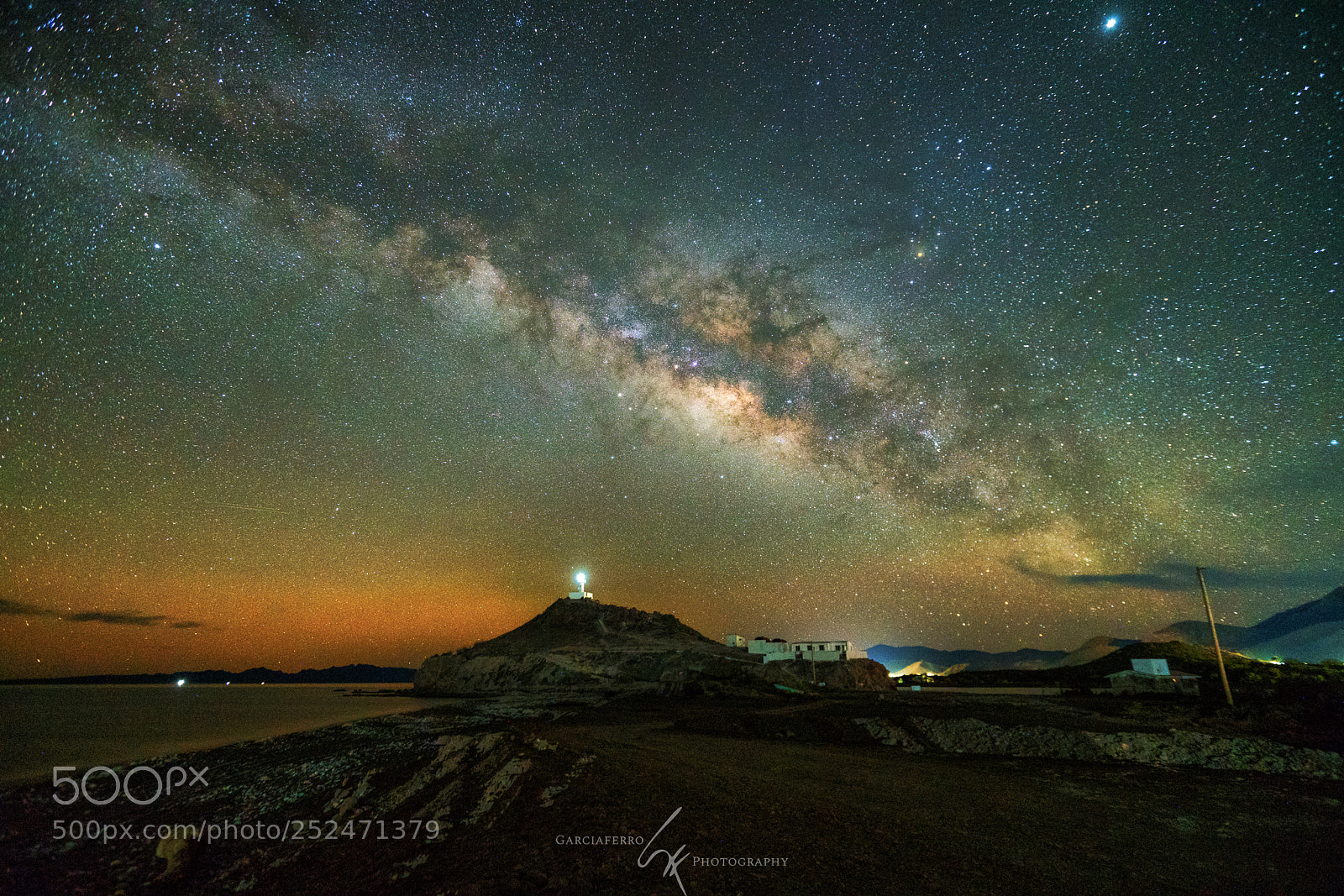 Sony a99 II sample photo. Light house and milkyway photography