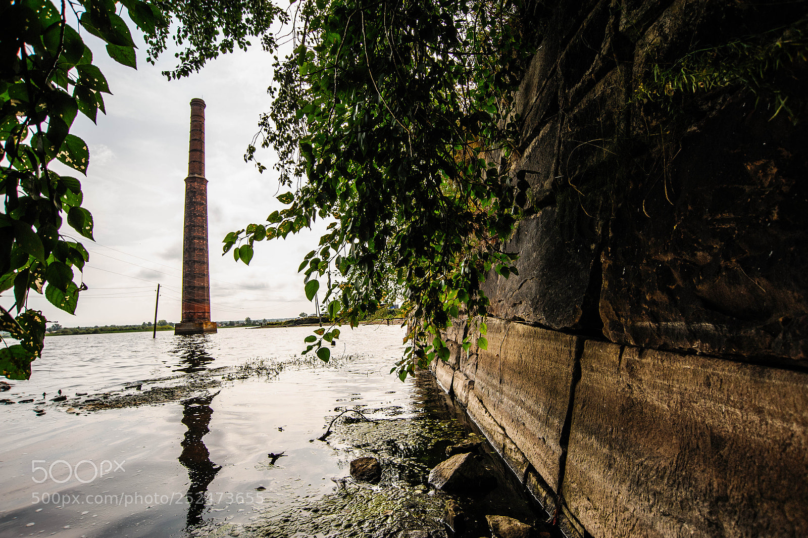 Nikon D700 sample photo. Затопленный завод в Пожве photography