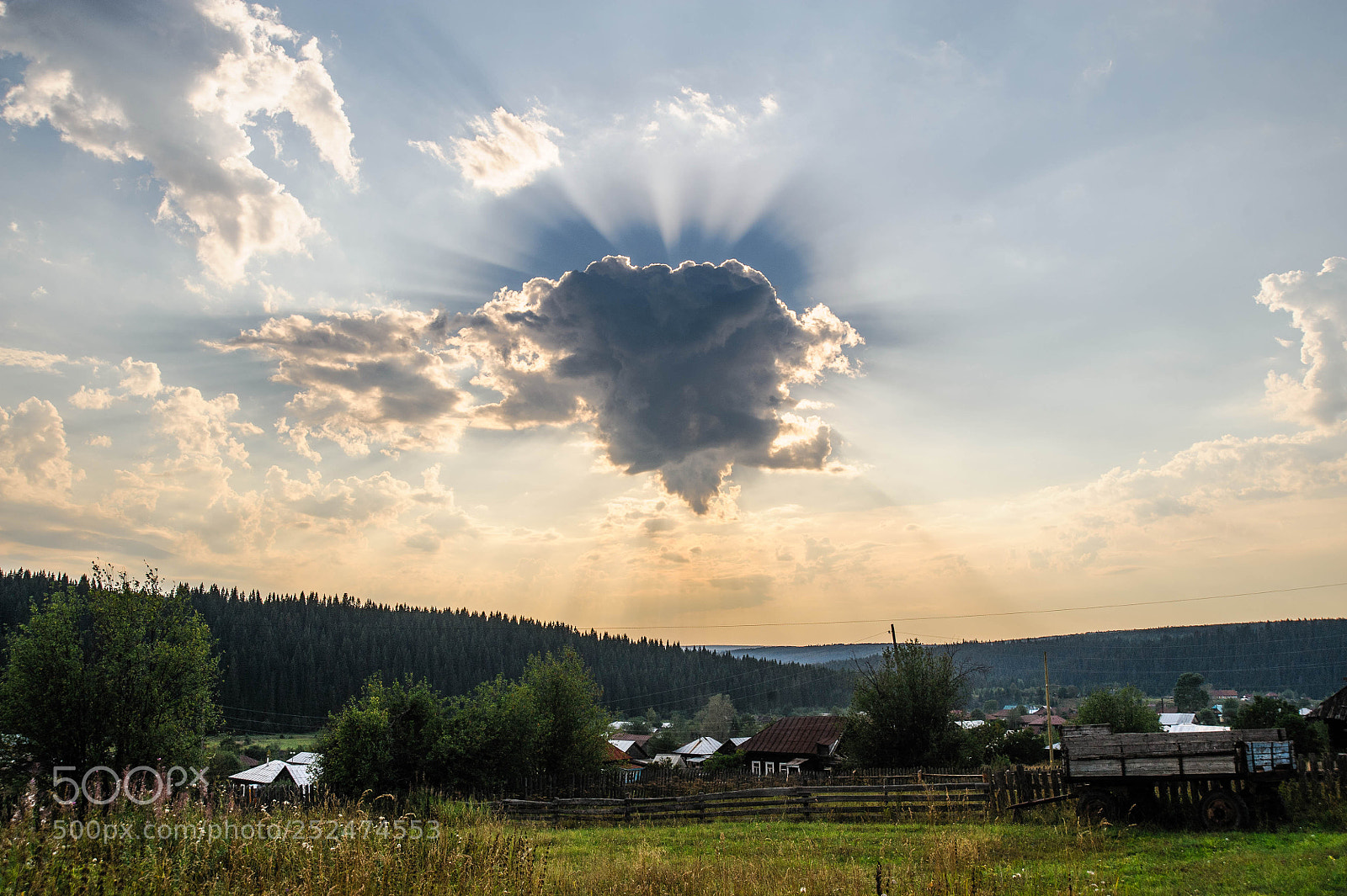 Nikon D700 sample photo. Небо в Старом Бисере photography