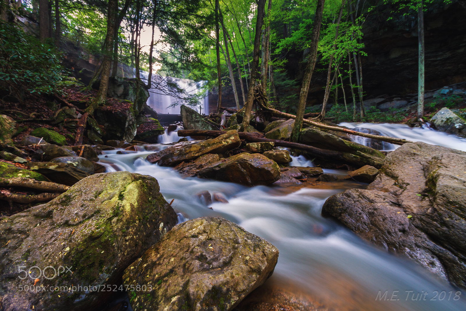 Canon EOS 7D sample photo. Incoming stream ohiopyle state photography