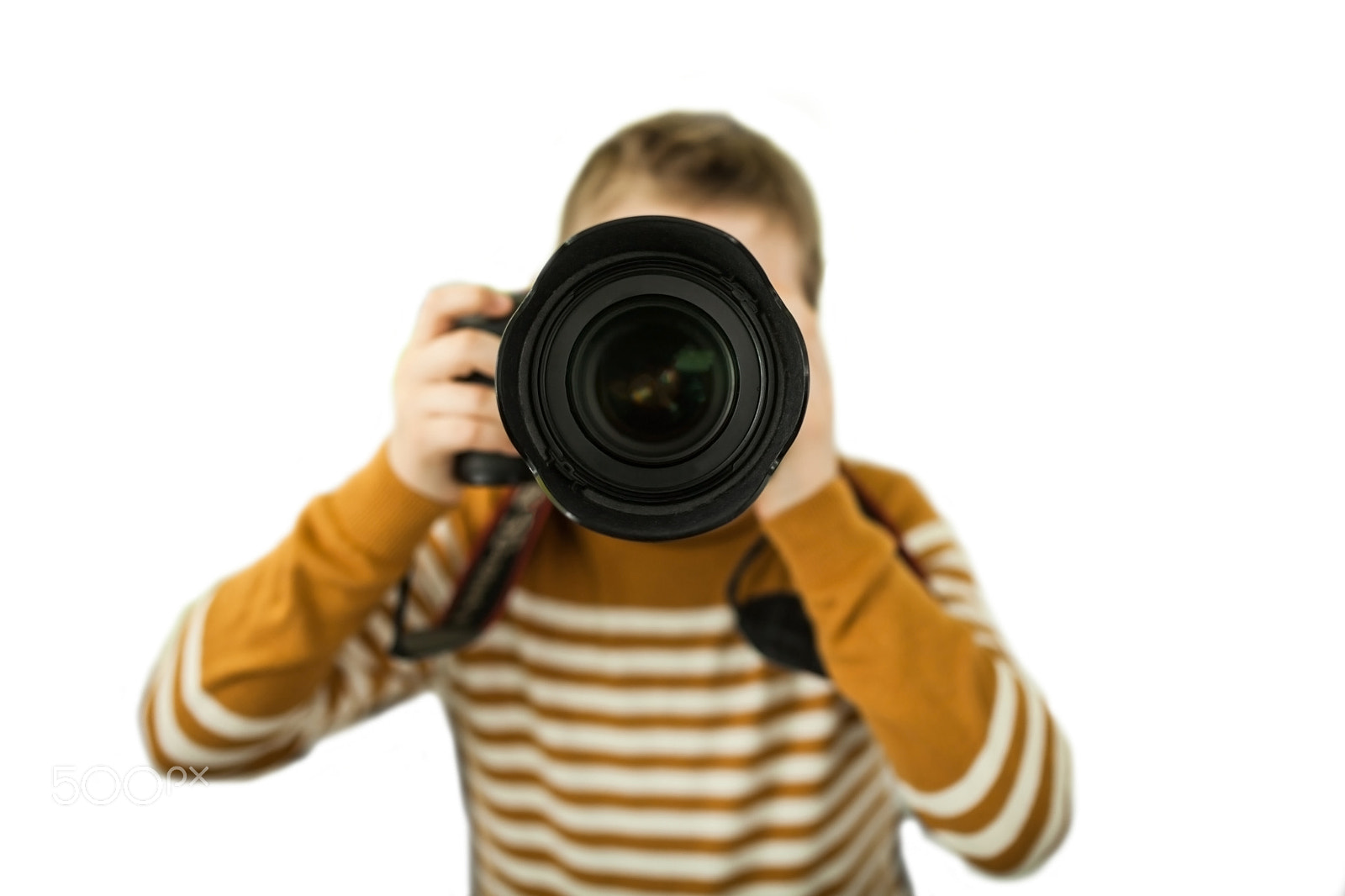 Canon EOS 5D Mark II sample photo. Boy photographer isolate photography