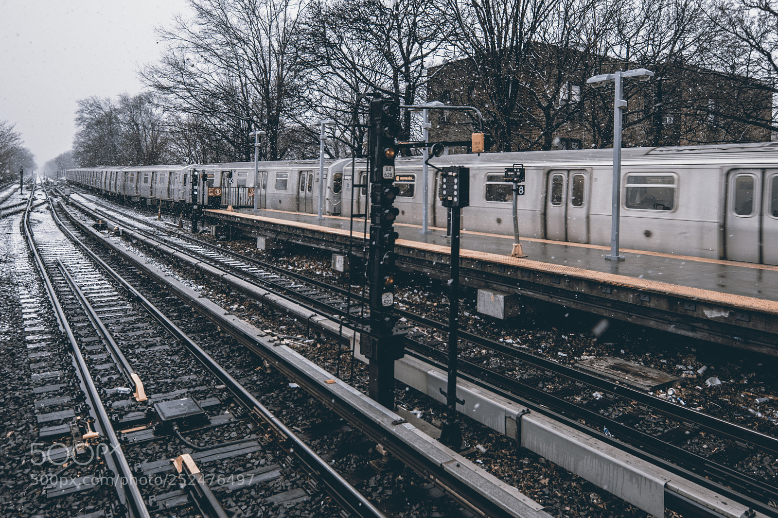 Nikon D5500 sample photo. Train station photography