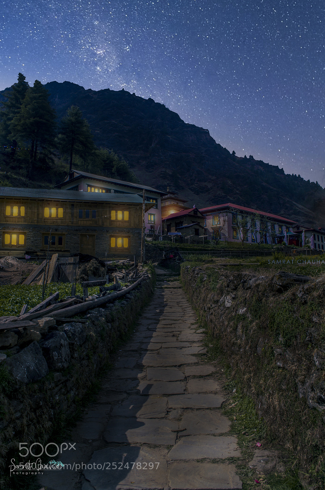 Nikon D3200 sample photo. Solukhumbu star trails photography