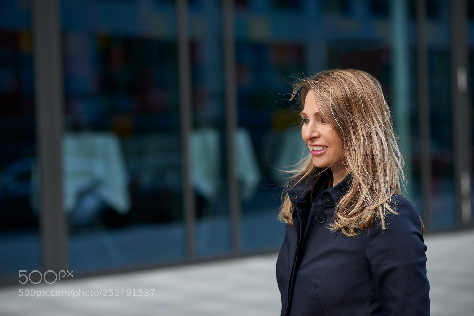 Nikon D800 sample photo. Happy blond woman walking photography