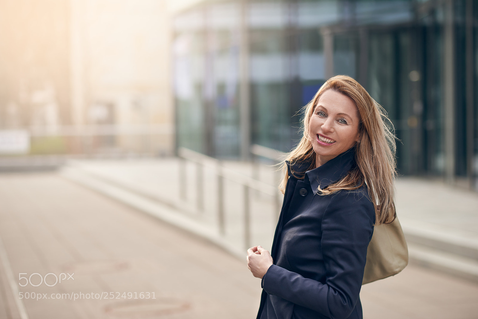 Nikon D800 sample photo. Happy smiling woman standing photography