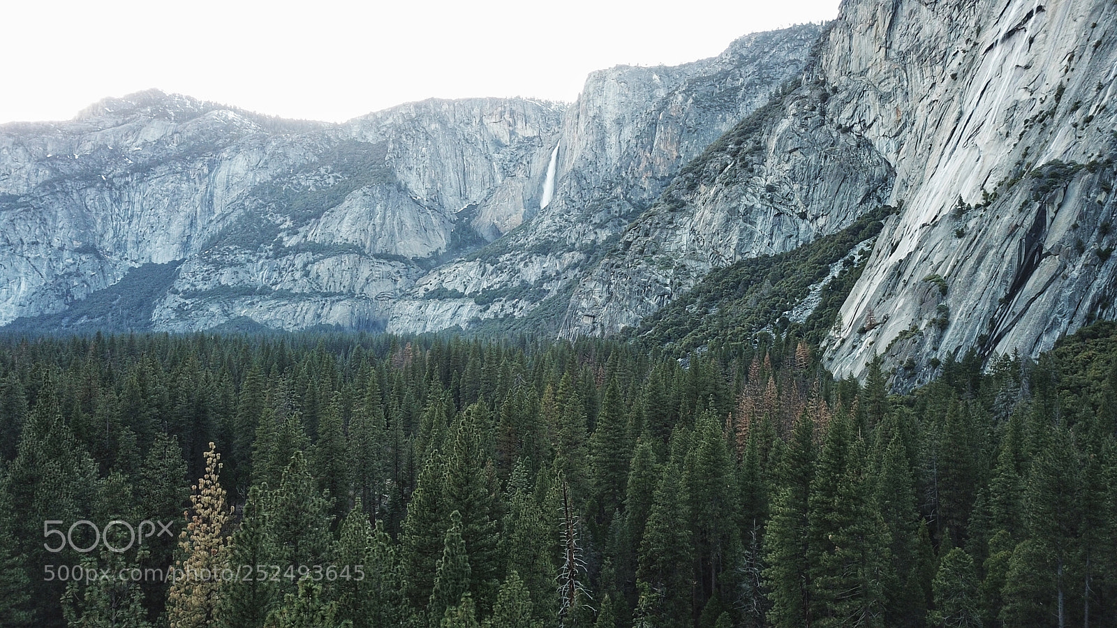 DJI FC220 sample photo. Yosemite giants photography