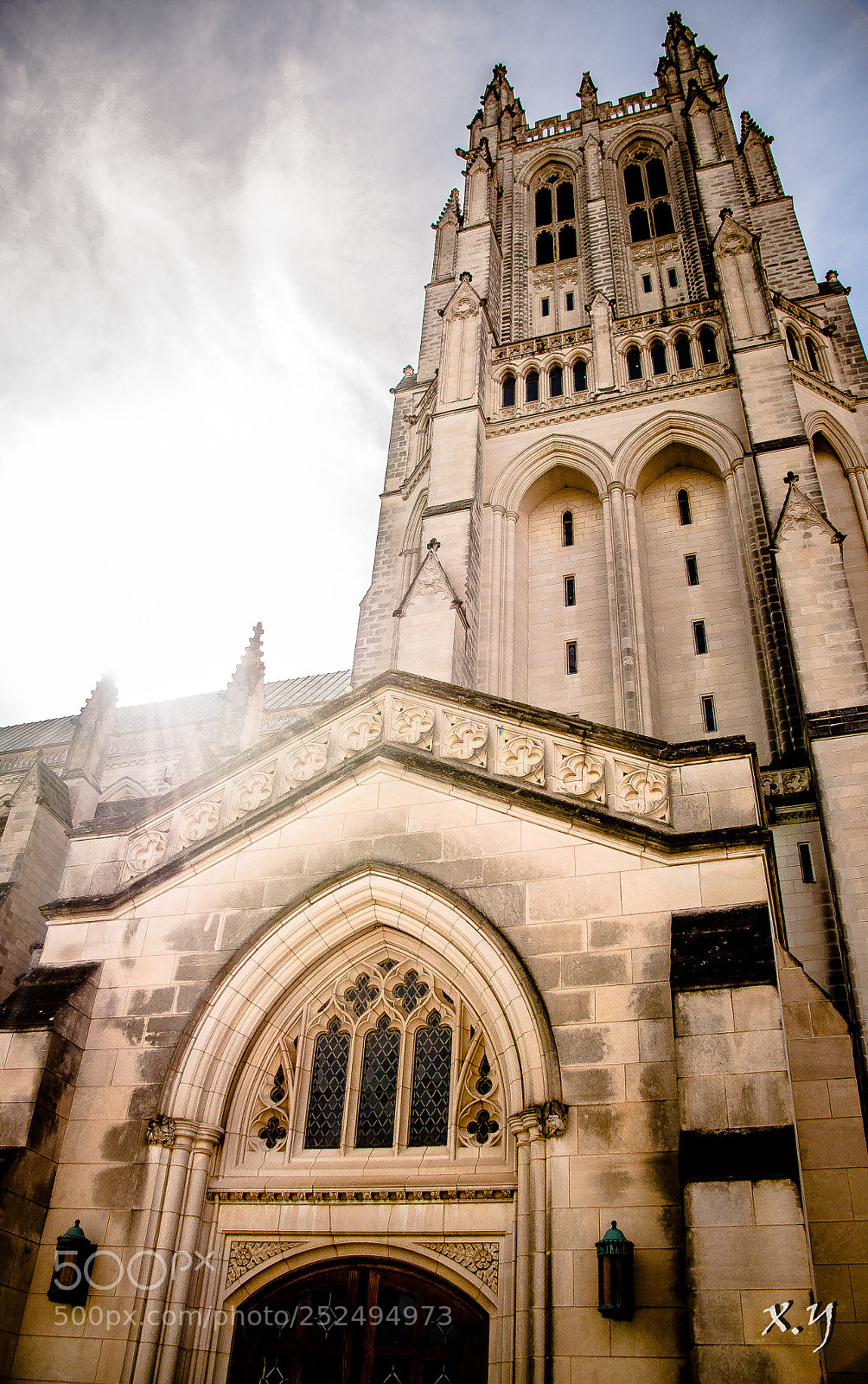 Nikon D7000 sample photo. Washington national cathedral photography