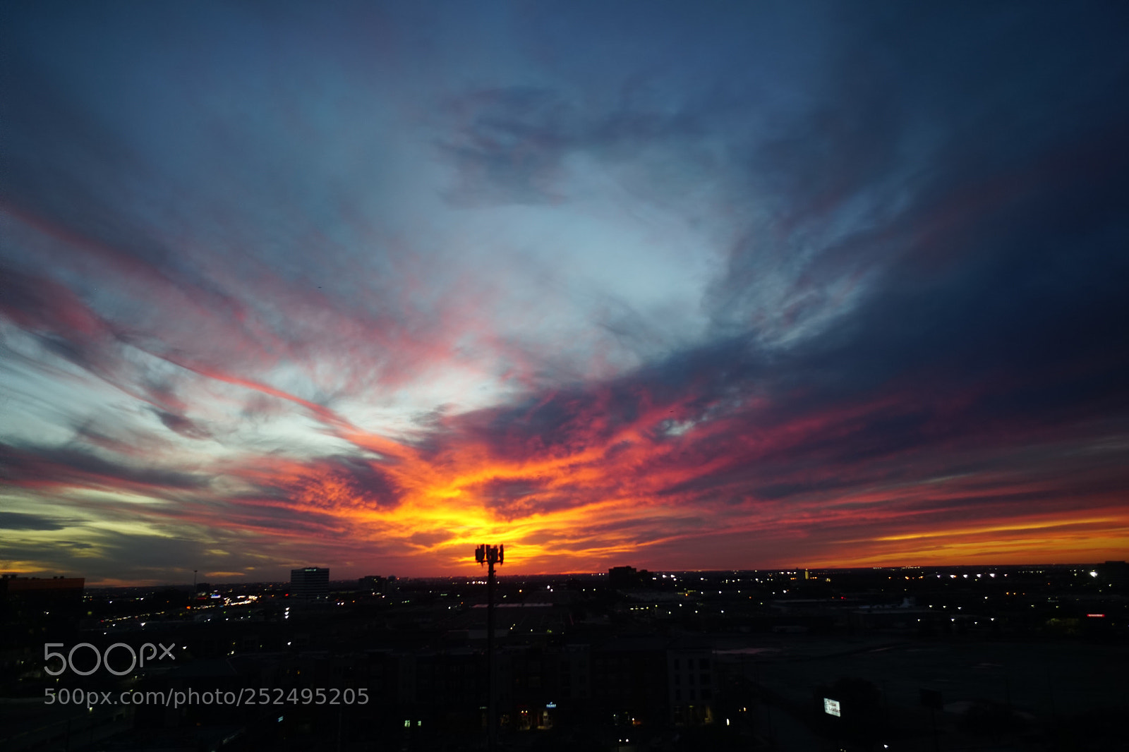 Sony a6500 sample photo. Fire in the sky photography