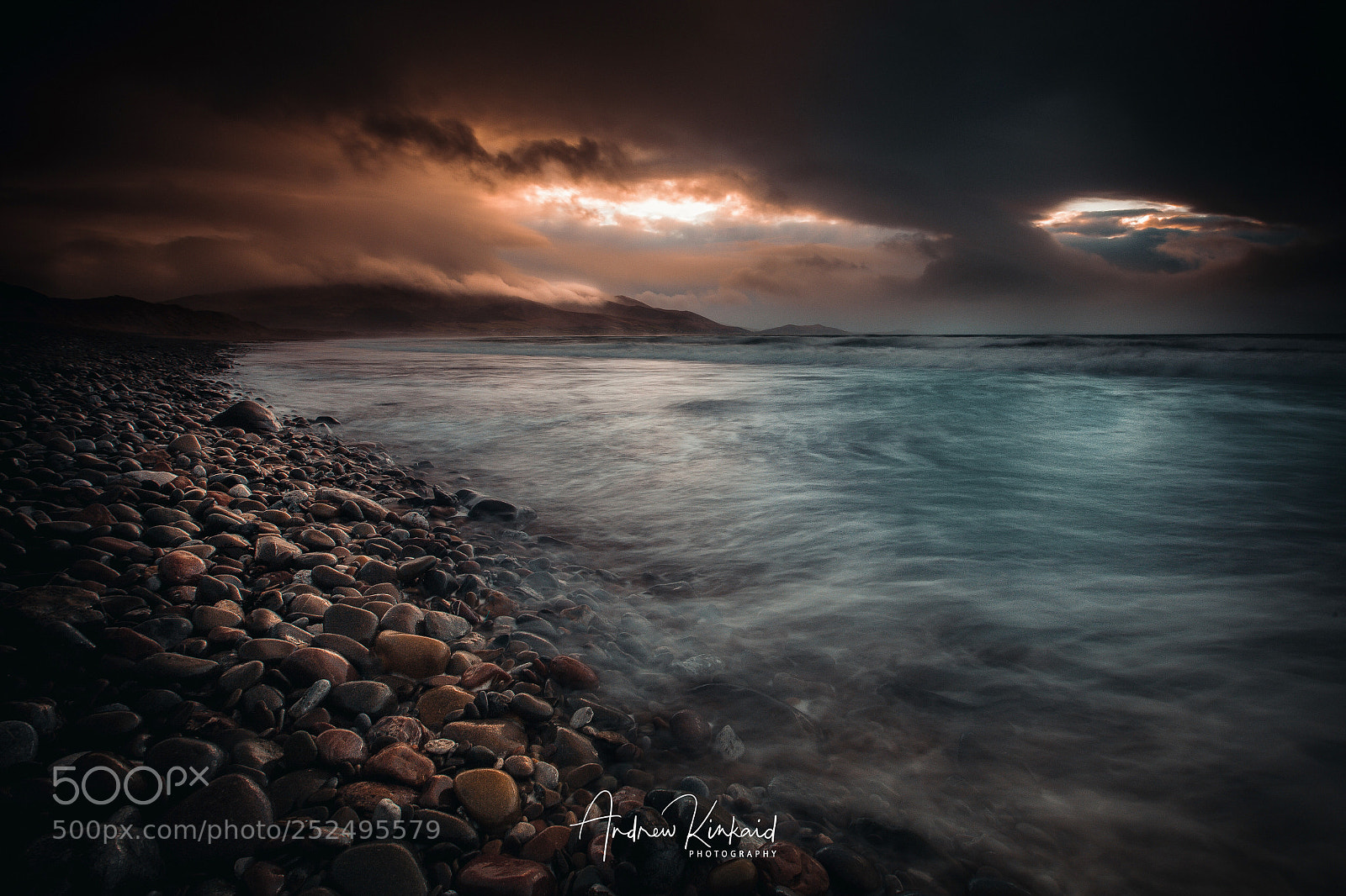 Canon EOS 5D Mark II sample photo. Brandon bay sunset photography