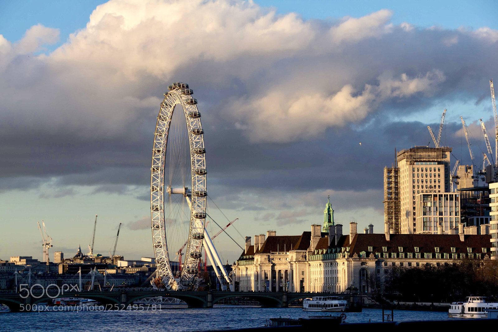 Canon EOS 60D sample photo. London eye photography