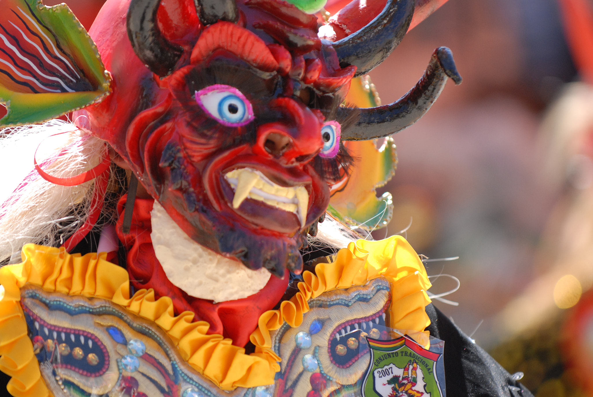 Nikon D200 sample photo. Oruro mask 1 photography