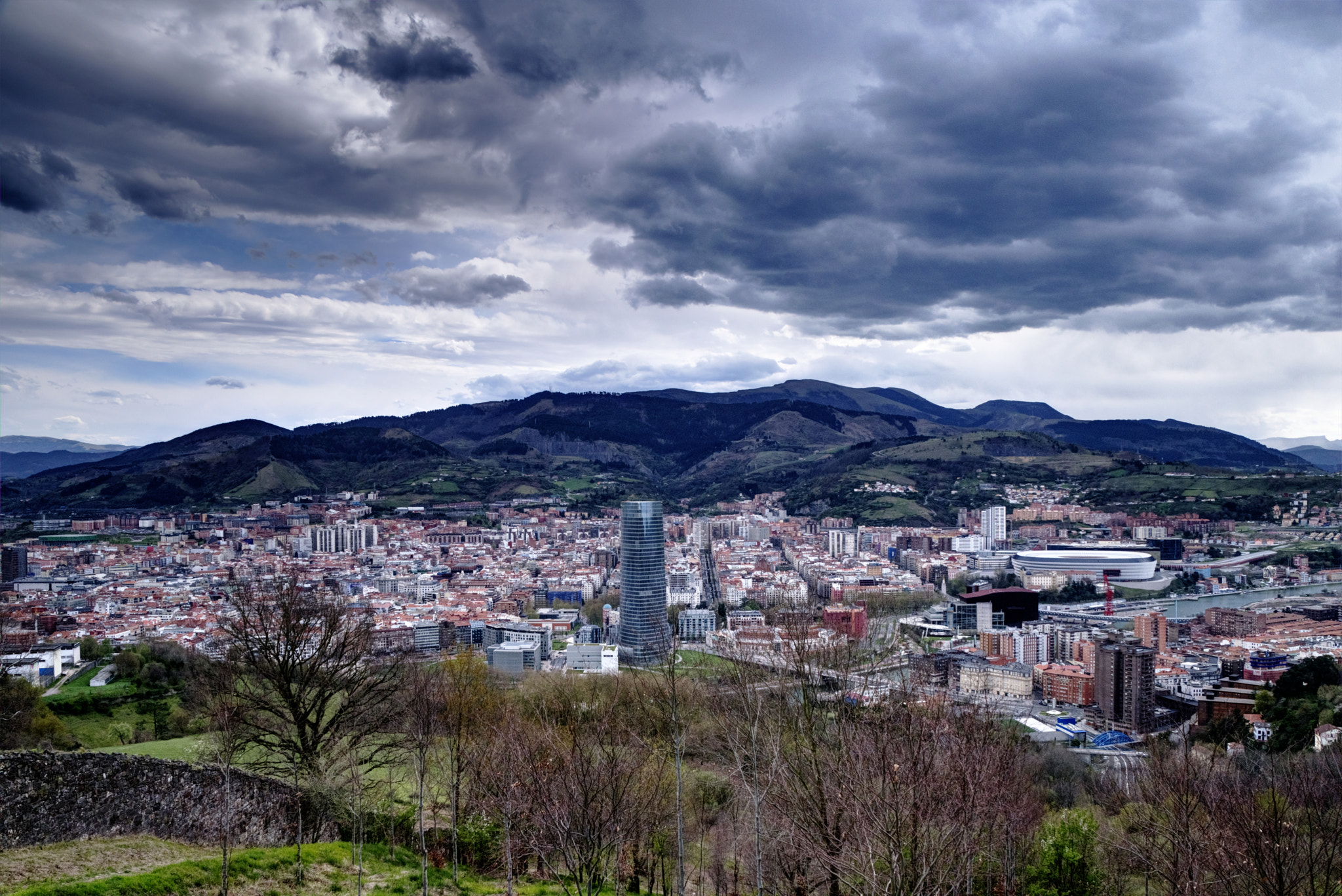Nikon D5300 sample photo. Bilbao from a  artxanda mountain peak photography