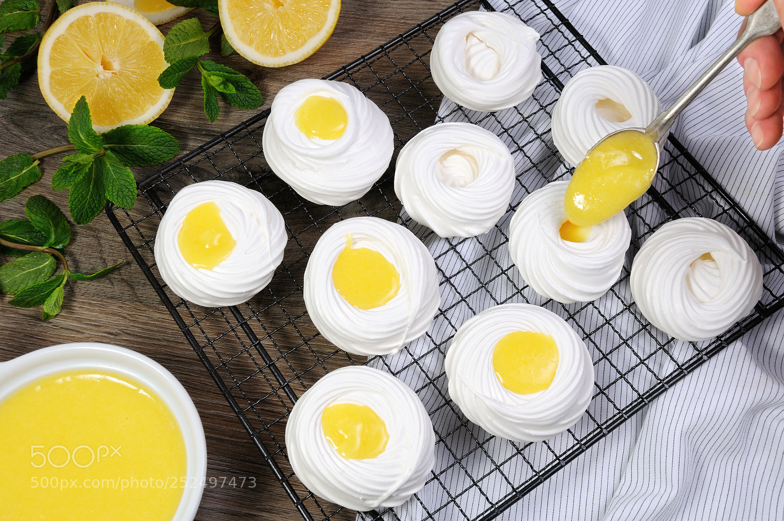 Nikon D90 sample photo. Dessert pavlova of meringue photography