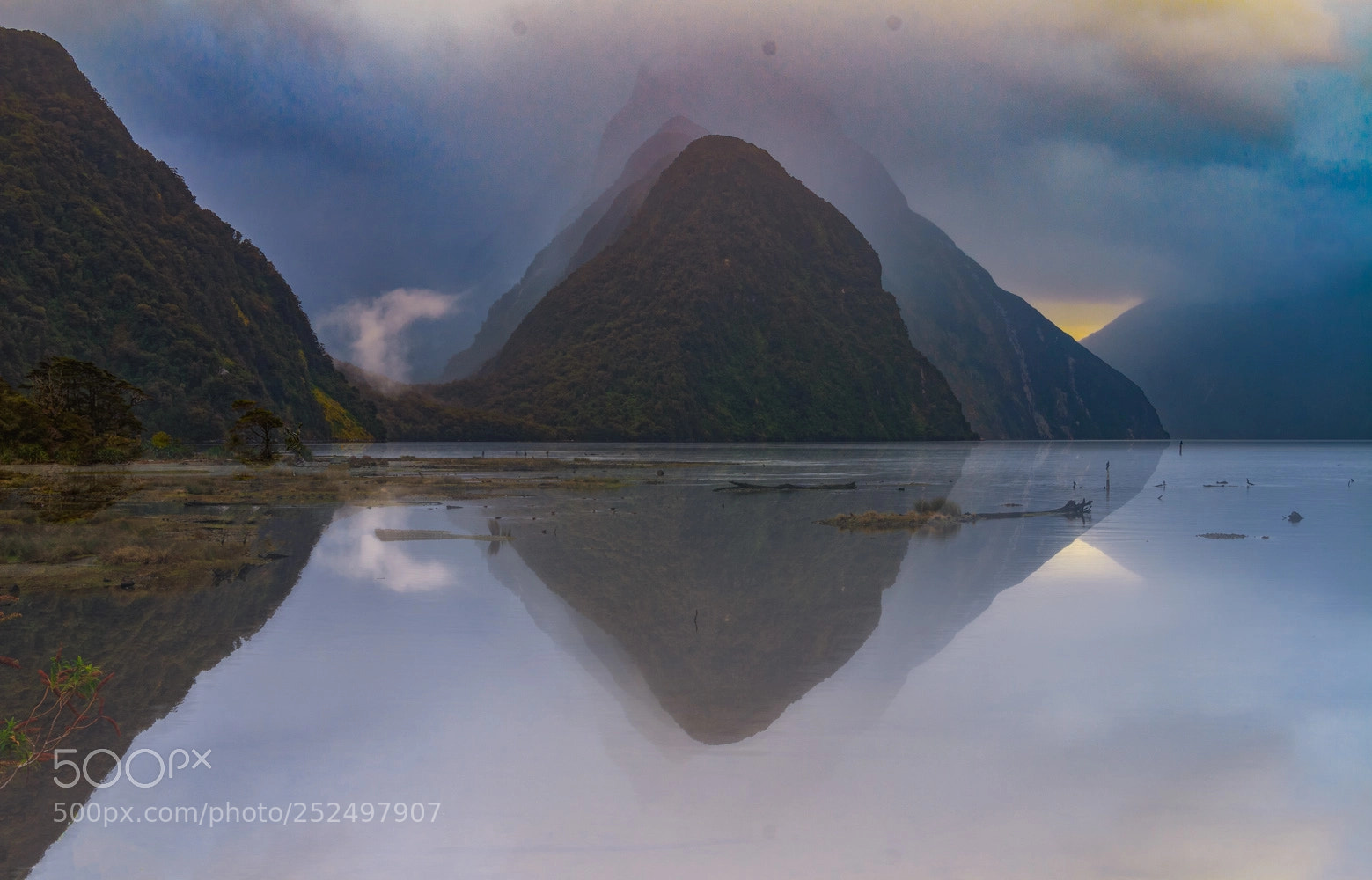 Canon EOS 70D sample photo. Mitre peak reflections photography