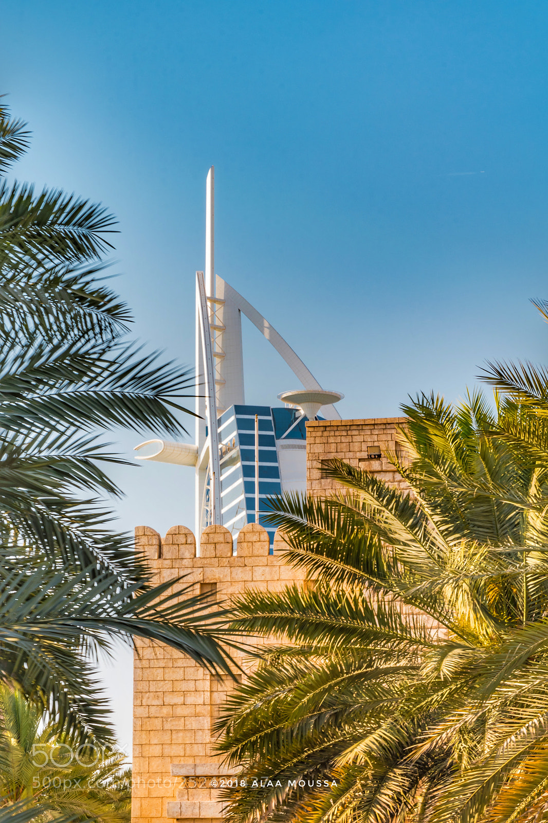 Nikon D5600 sample photo. Burj al arab hotel photography