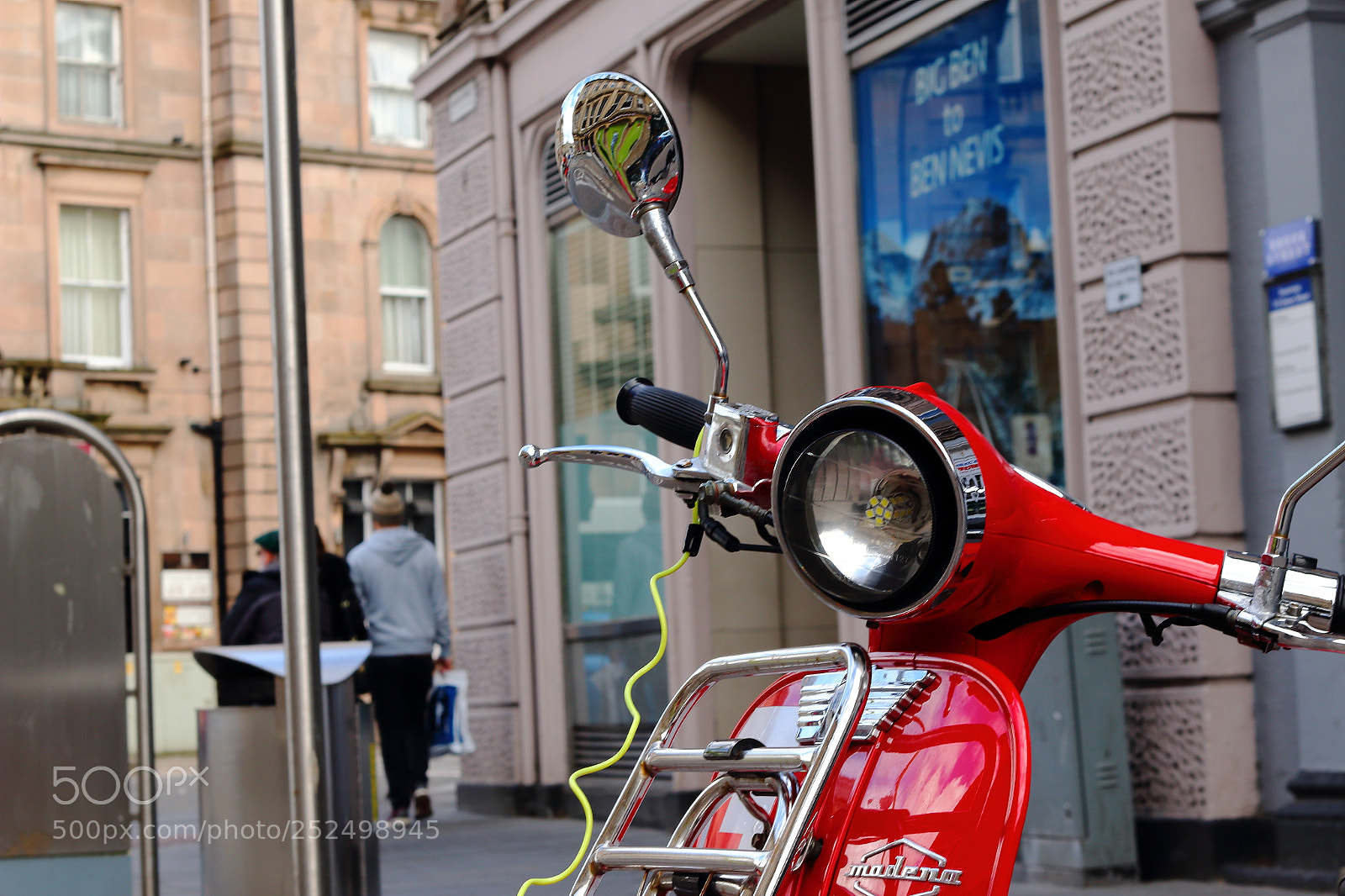 Canon EOS 70D + Canon EF 50mm F1.8 II sample photo. Red bike photography