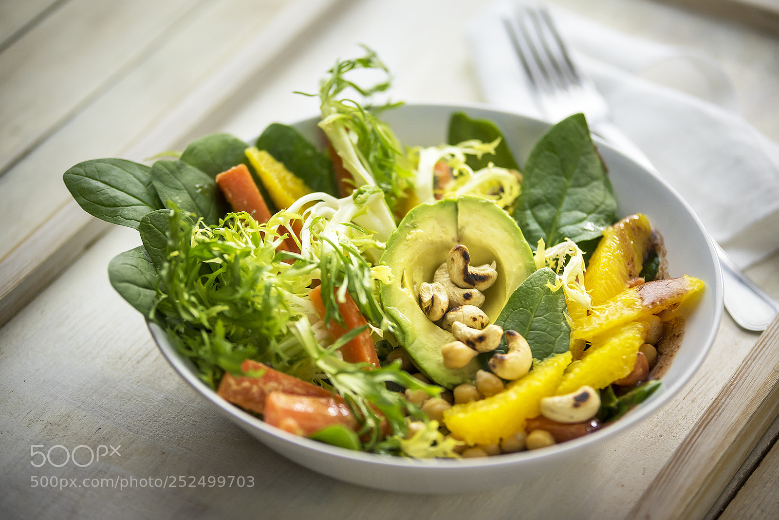 Nikon D810 sample photo. Green salad photography