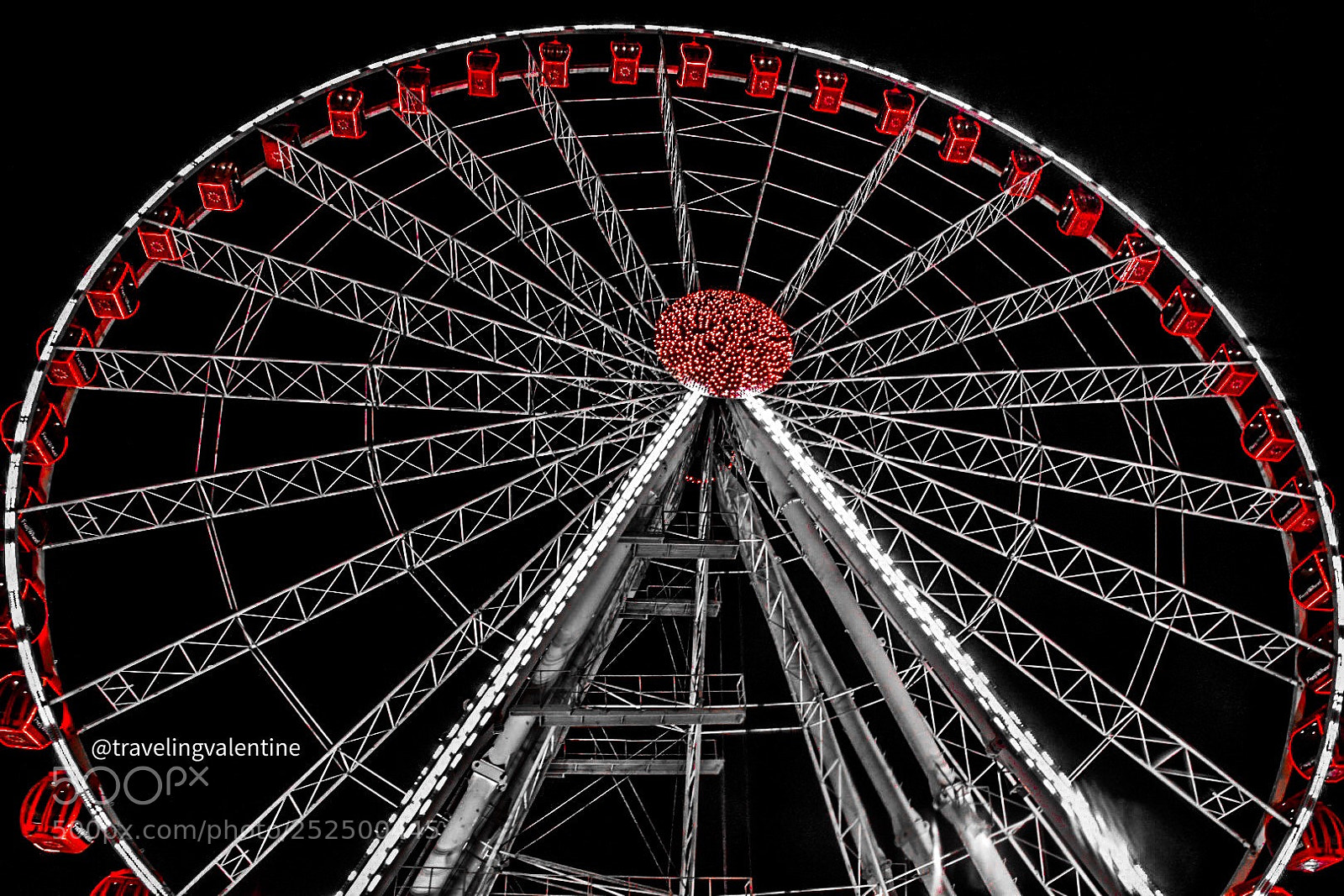 Nikon D5600 sample photo. Salerno ferris wheel photography