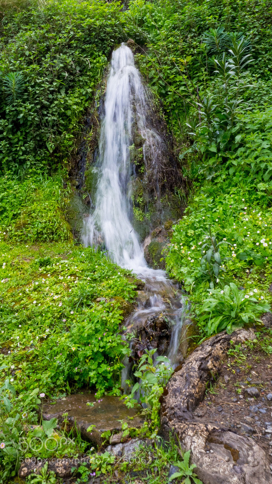 Olympus OM-D E-M10 II sample photo. Small waterfall photography