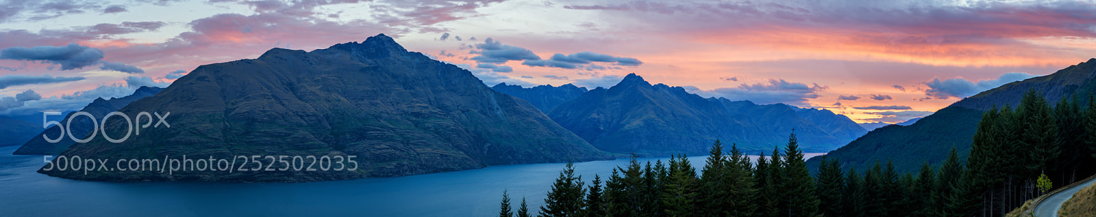 Nikon D800 sample photo. Lake wakatipu sunset photography