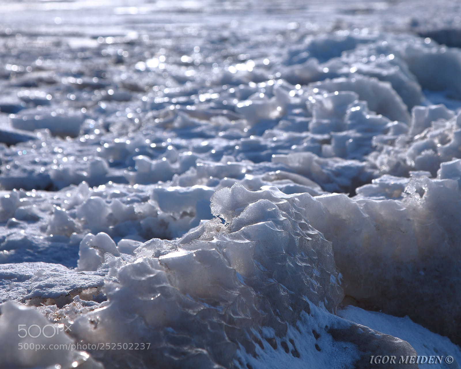 Canon EOS 5D Mark II sample photo. Icebergs of the baltic photography
