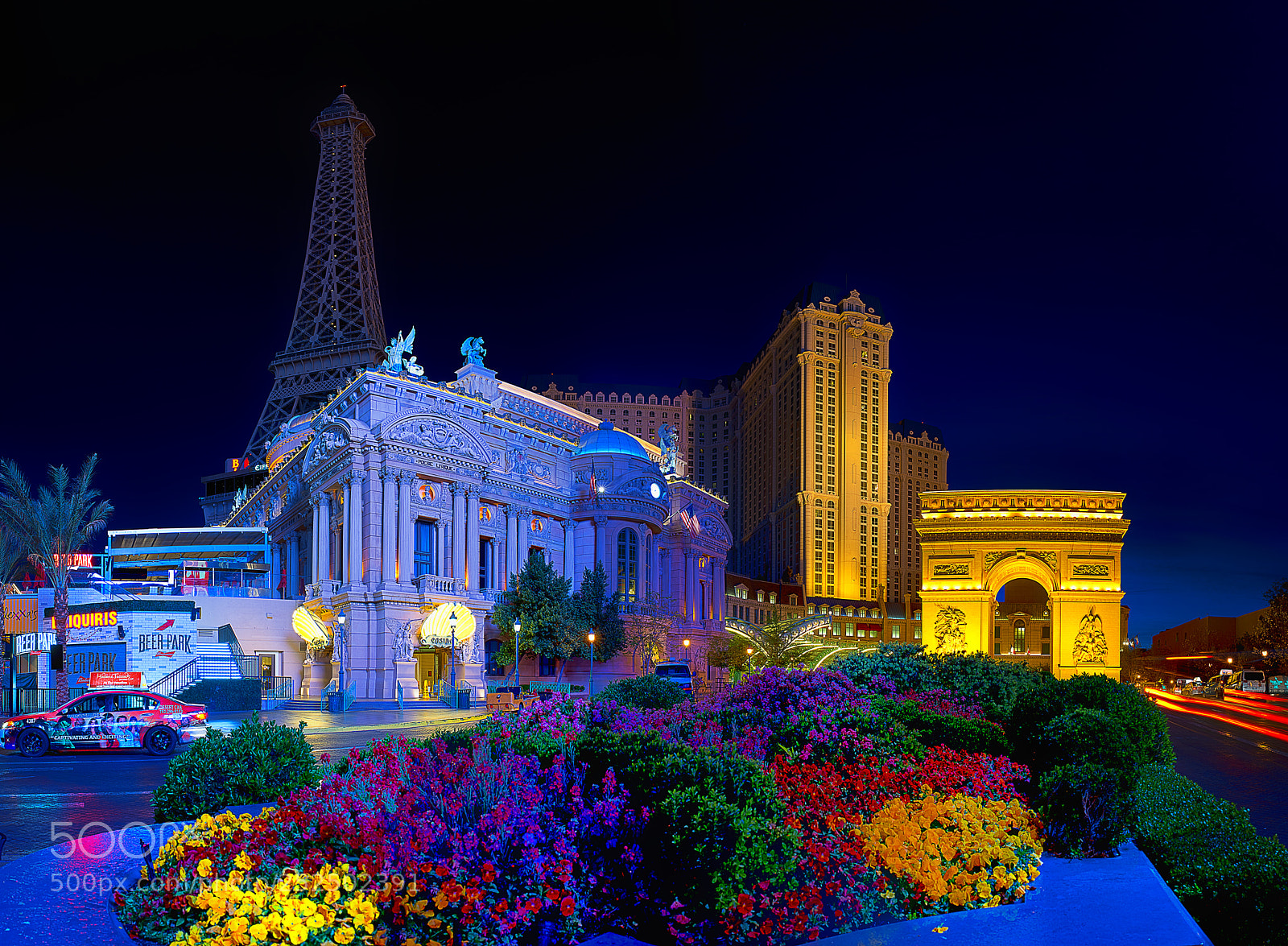 Nikon D800 sample photo. Paris hotel and casino photography