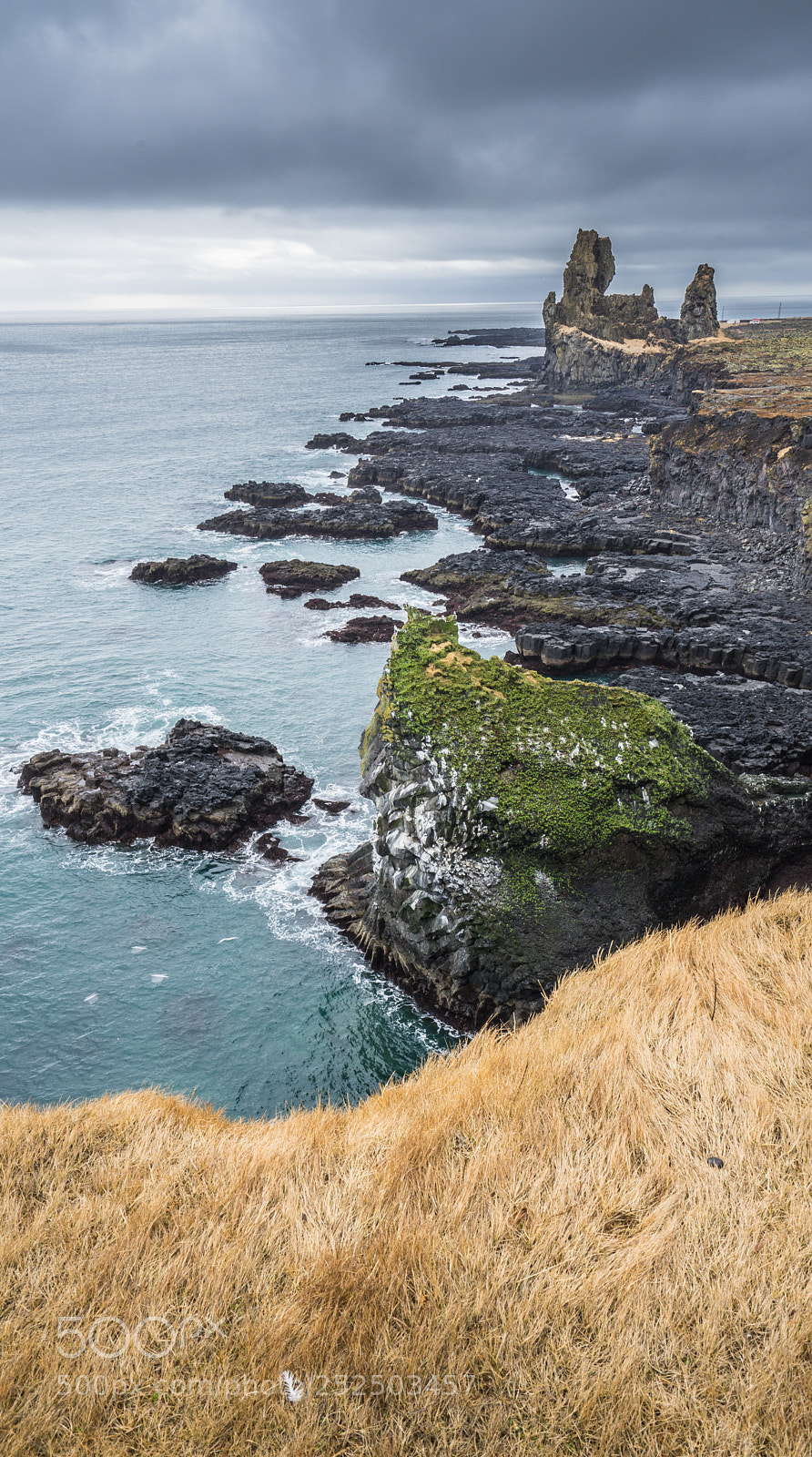 Sony a7 sample photo. Londrangar cliffs photography