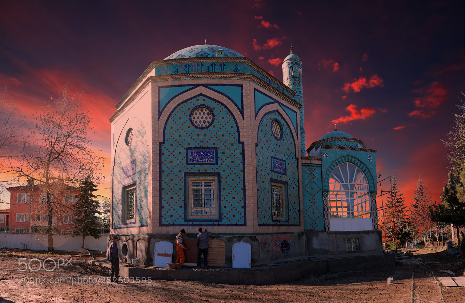 Canon EOS 650D (EOS Rebel T4i / EOS Kiss X6i) sample photo. Tiled mosque - kutahya photography