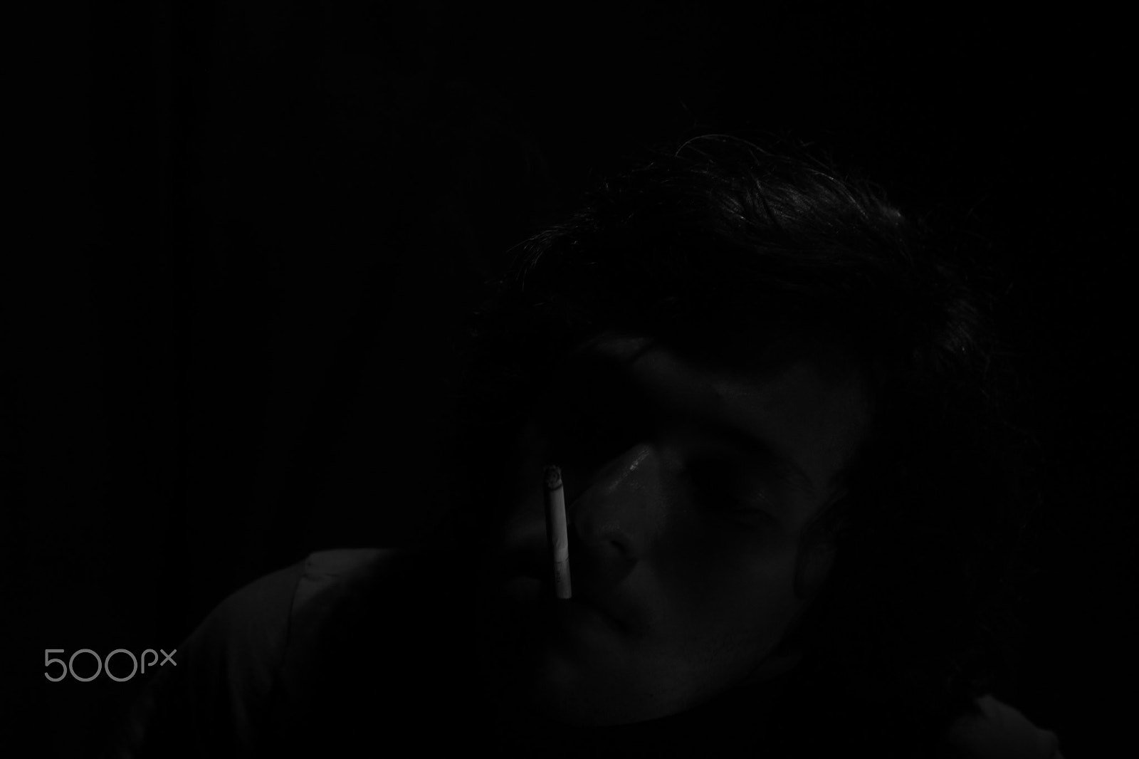 Canon EF 50mm F1.8 II sample photo. Smoking - hurting photography