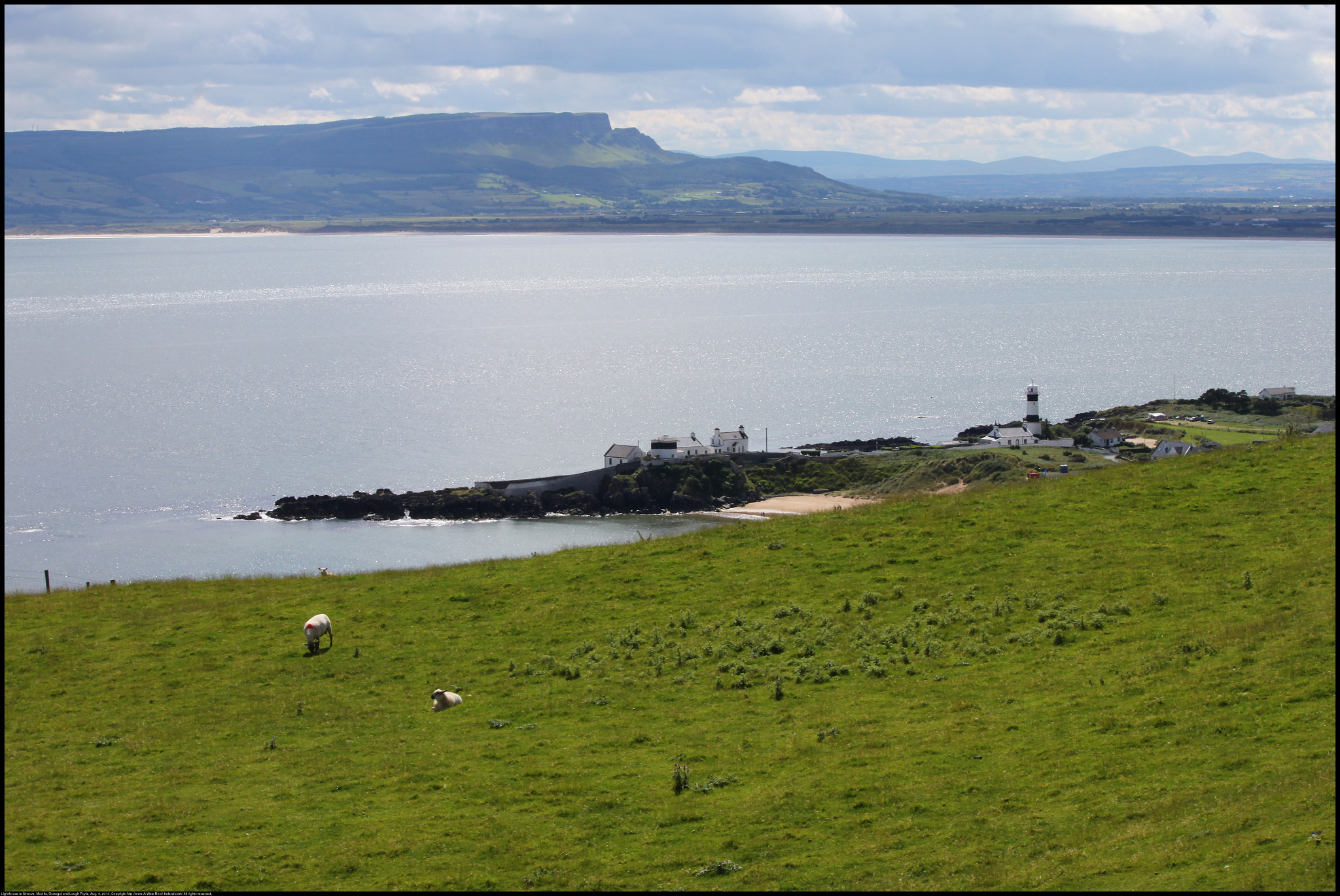 Canon EF-S 55-250mm F4-5.6 IS sample photo. Inishowen lighthouse photography