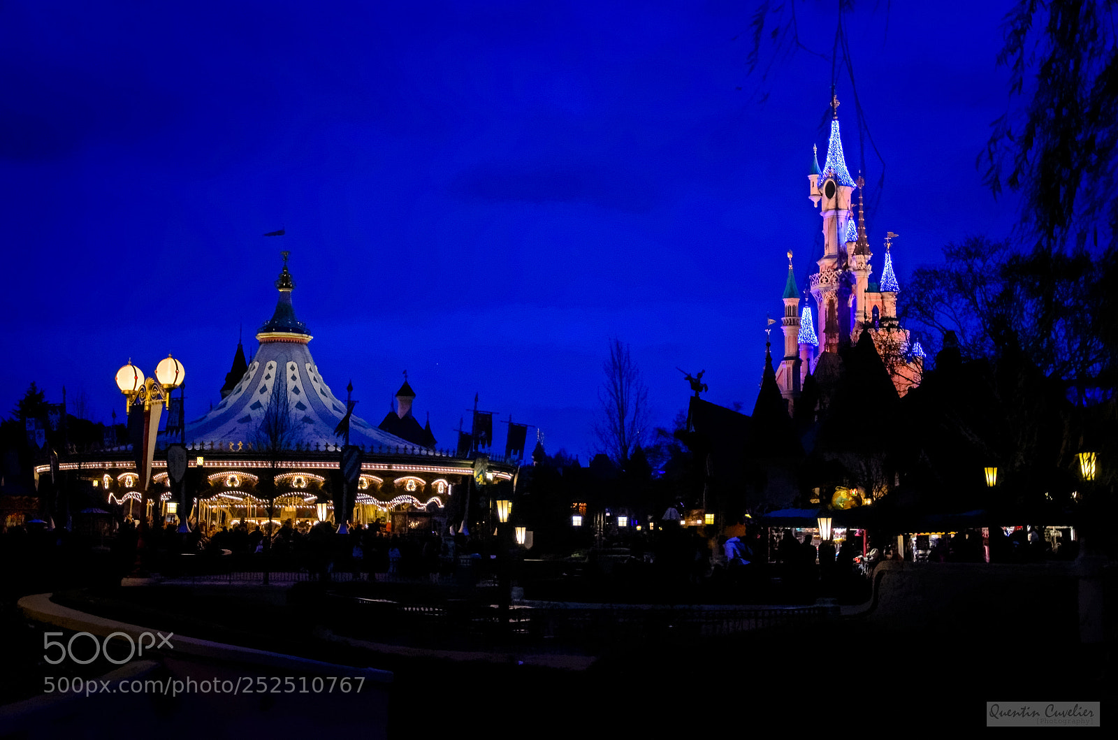 Nikon D7000 sample photo. Disneyland paris night photography