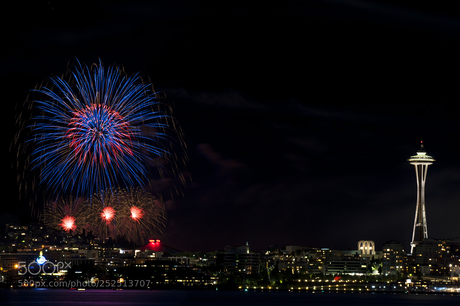 Nikon D700 sample photo. Space needle 4th of photography