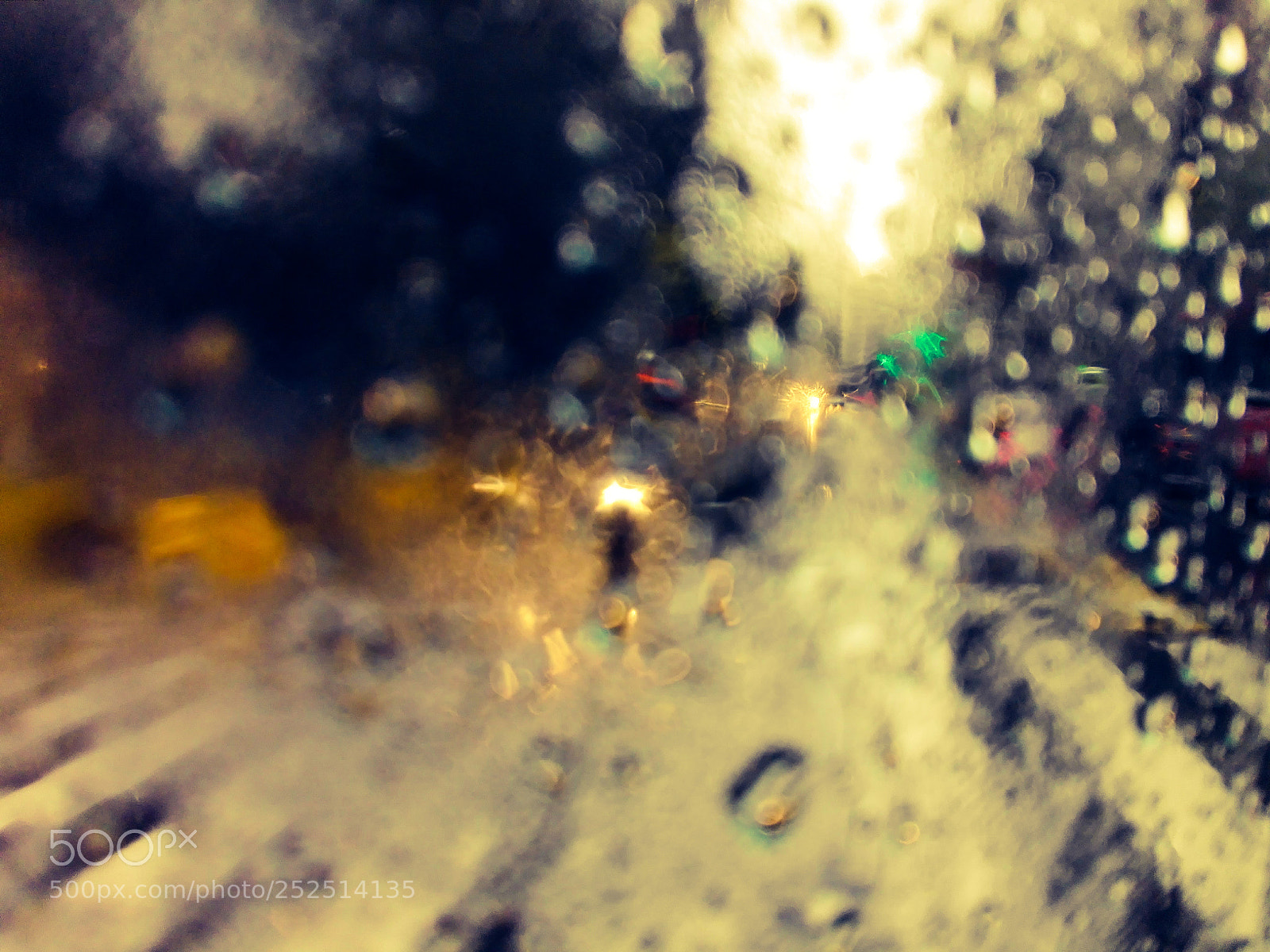 HUAWEI Y6II sample photo. Colors in the rain photography