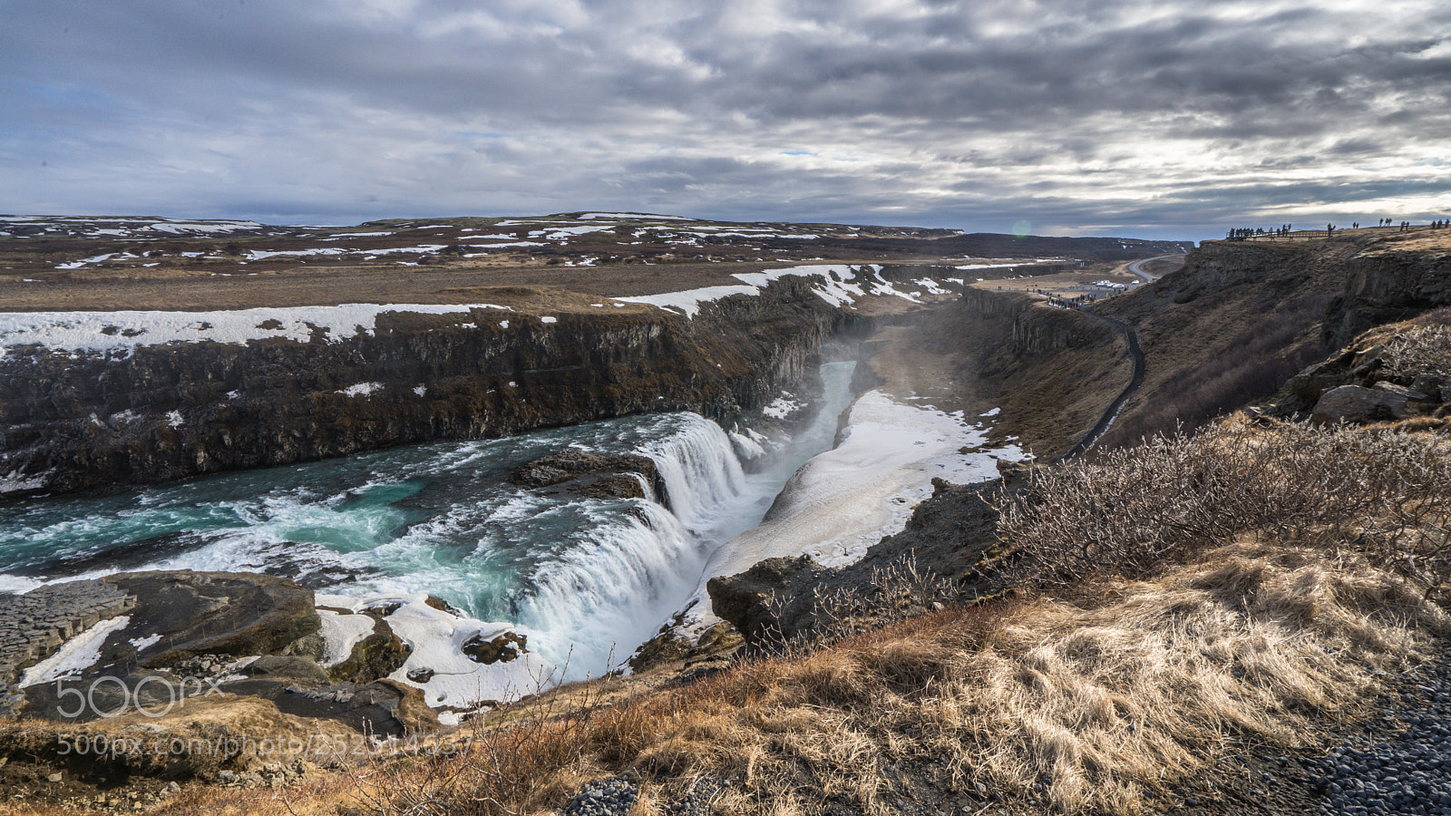Sony a7 sample photo. Gulfoss waterfall photography
