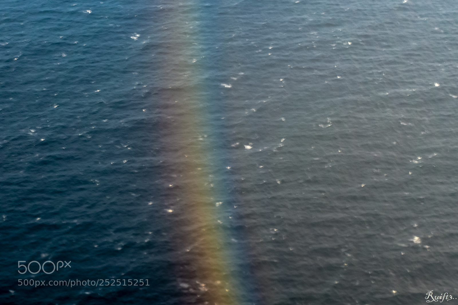 Nikon D5600 sample photo. Airplane rainbow photography