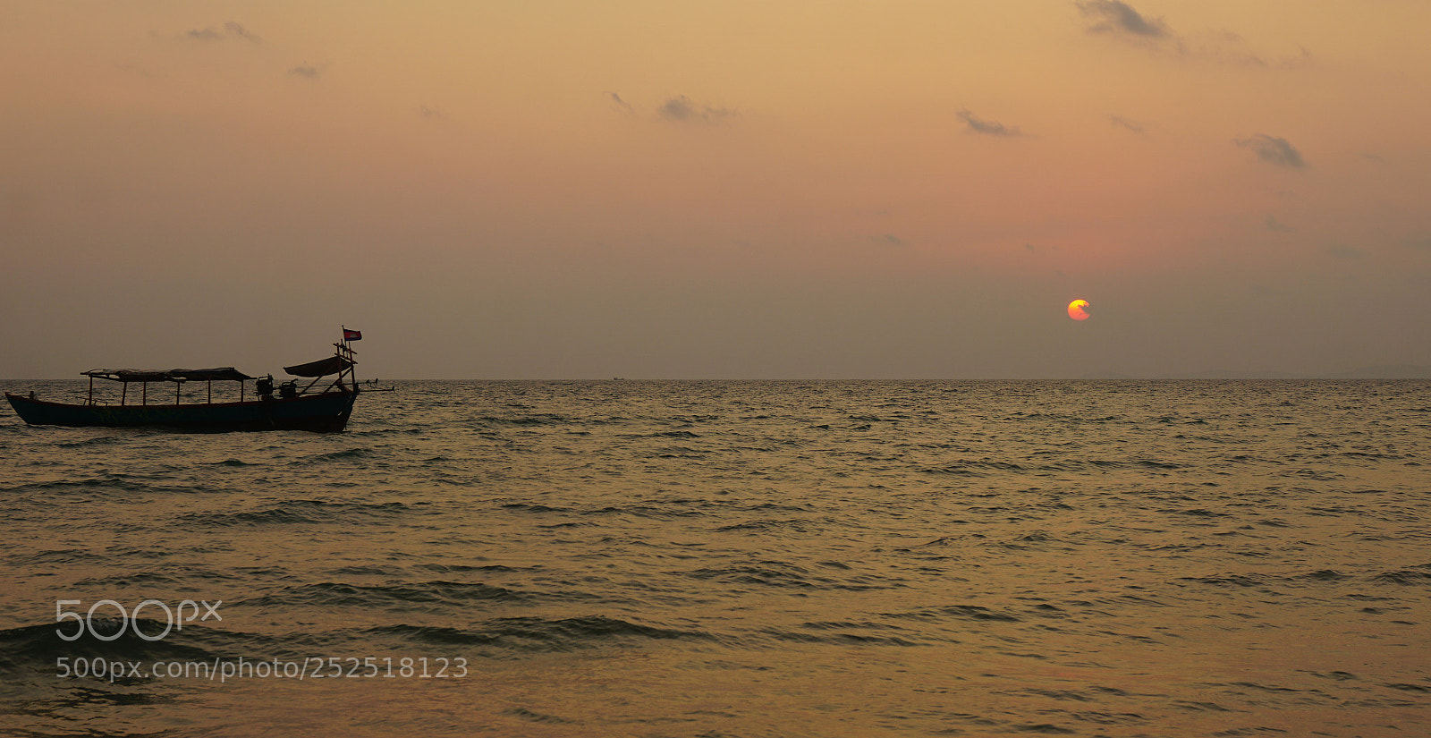 Sony a6000 sample photo. Sunset at otres beach photography