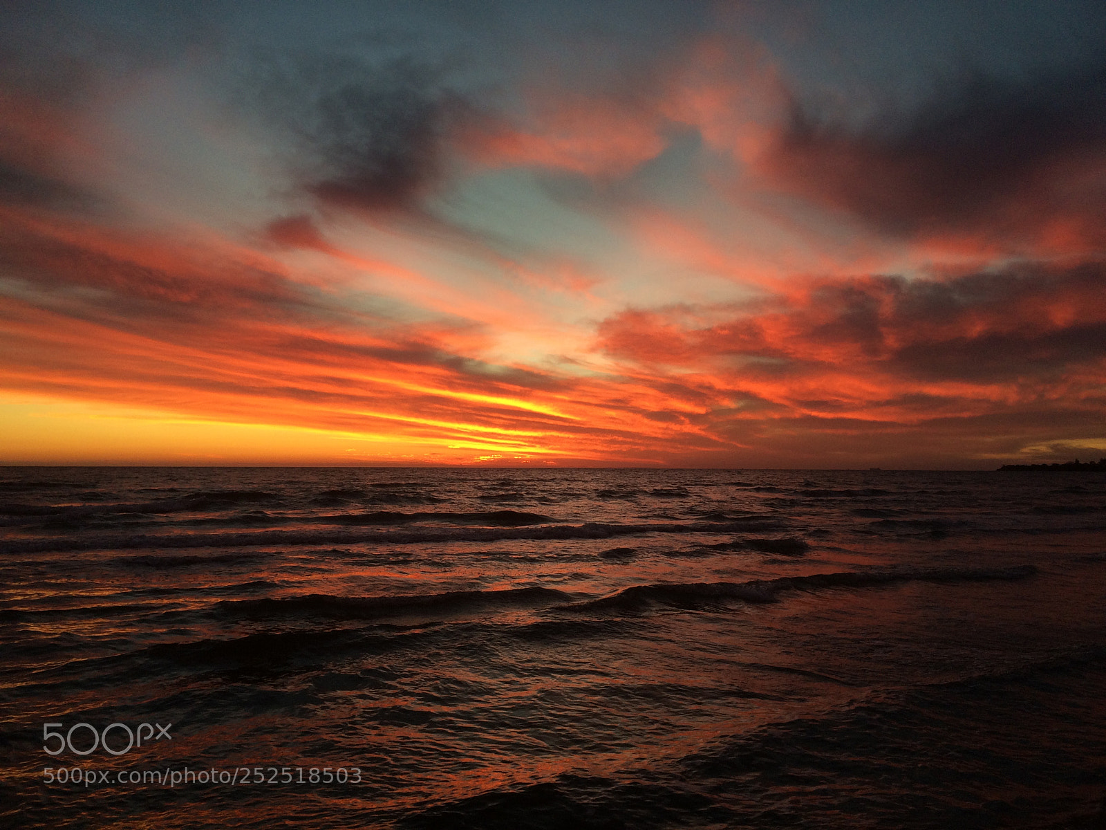 Apple iPhone 5s sample photo. Beach sunset photography