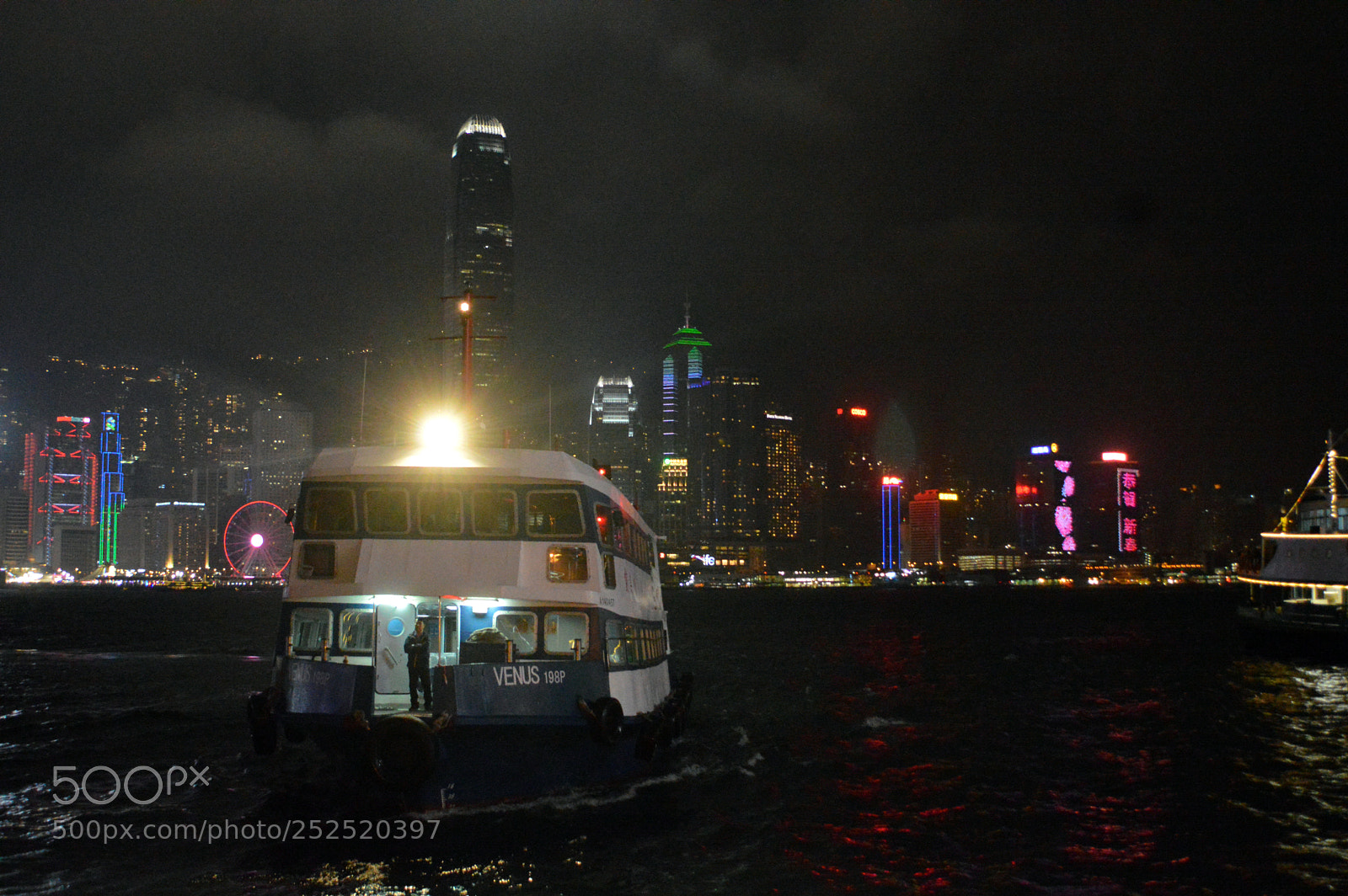 Nikon D3200 sample photo. The star ferry approaches photography