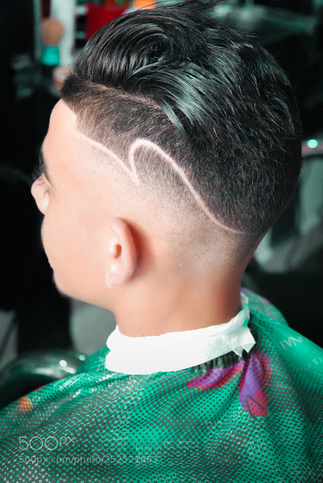 Nikon D60 sample photo. Hairstyle photography