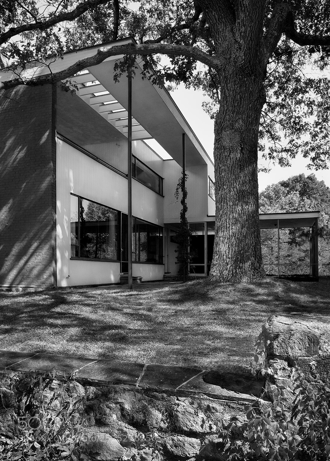 Nikon D700 sample photo. The gropius house photography