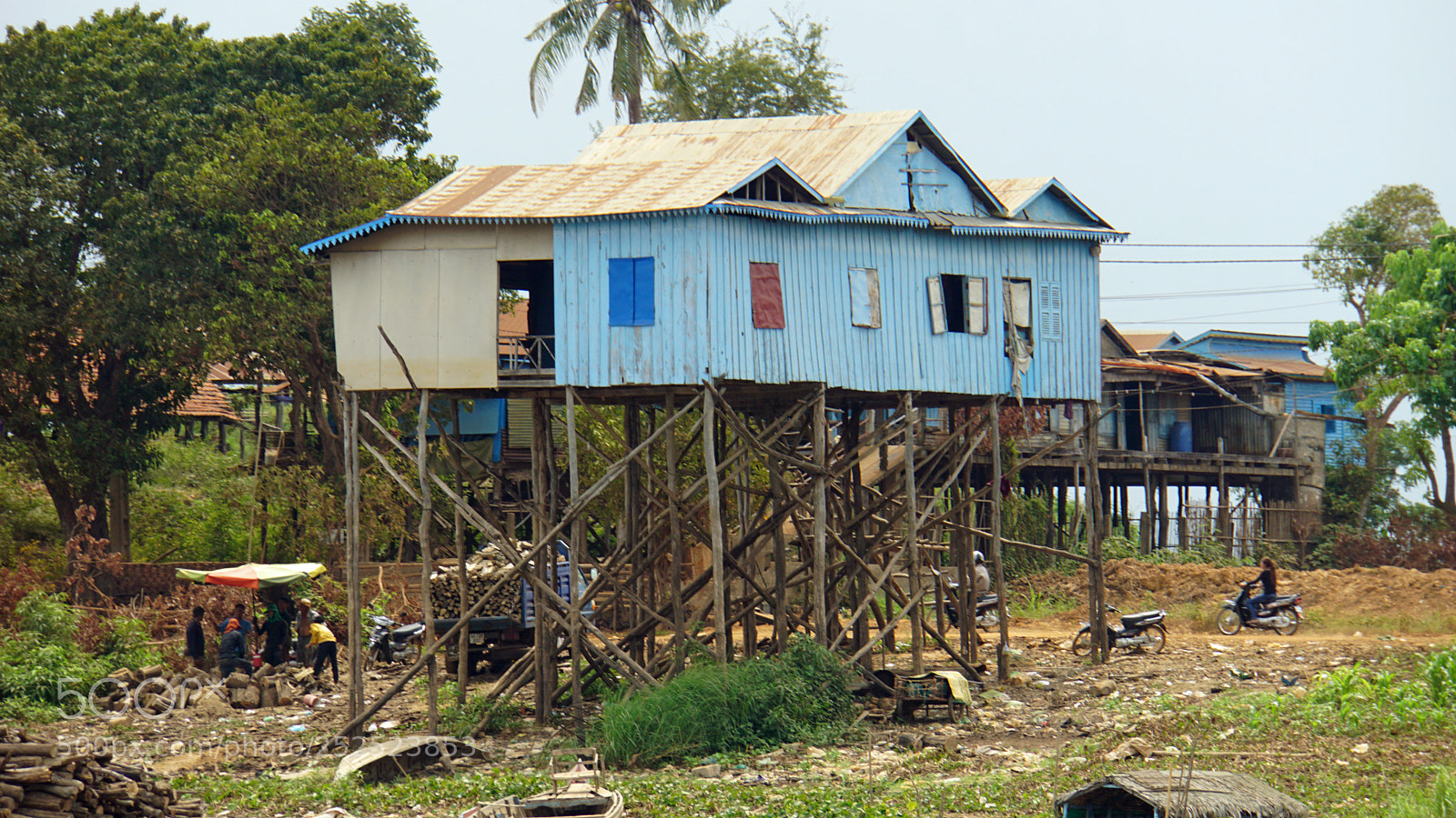 Sony a6000 sample photo. Fisherman village at tonle photography