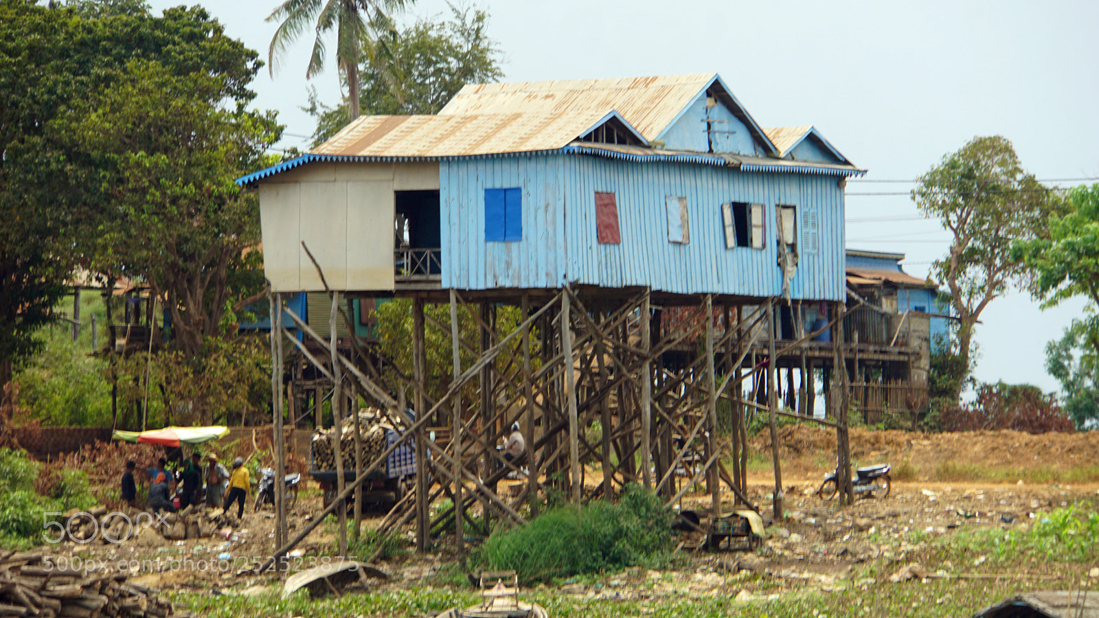 Sony a6000 sample photo. Fisherman village at tonle photography