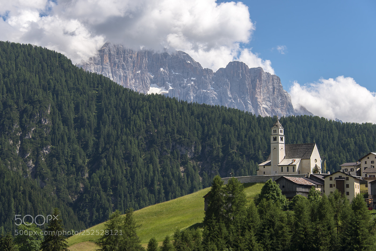 Nikon D800 sample photo. Dolomites church, italy photography