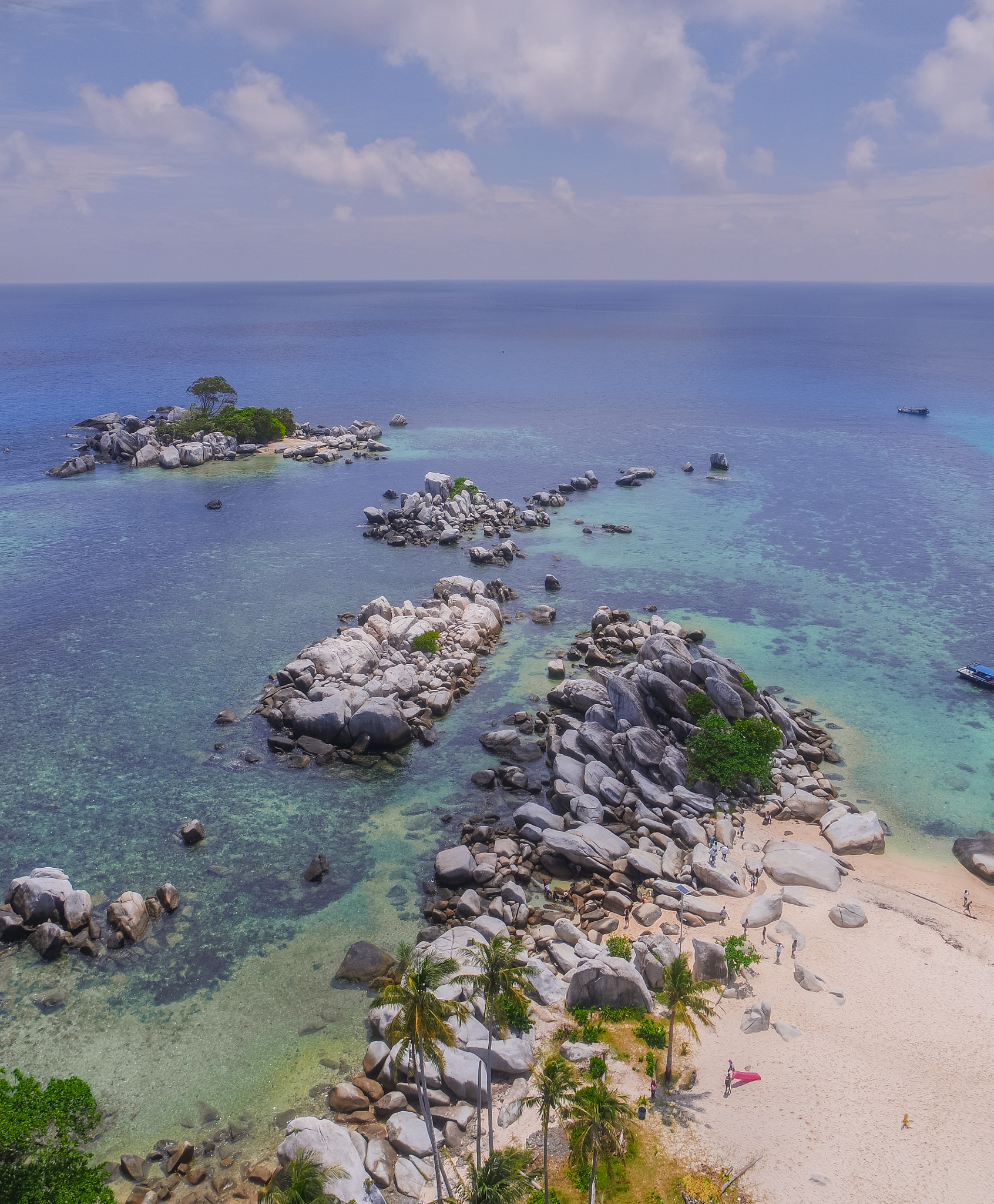 Samsung NX3300 sample photo. Aerial belitung island photography