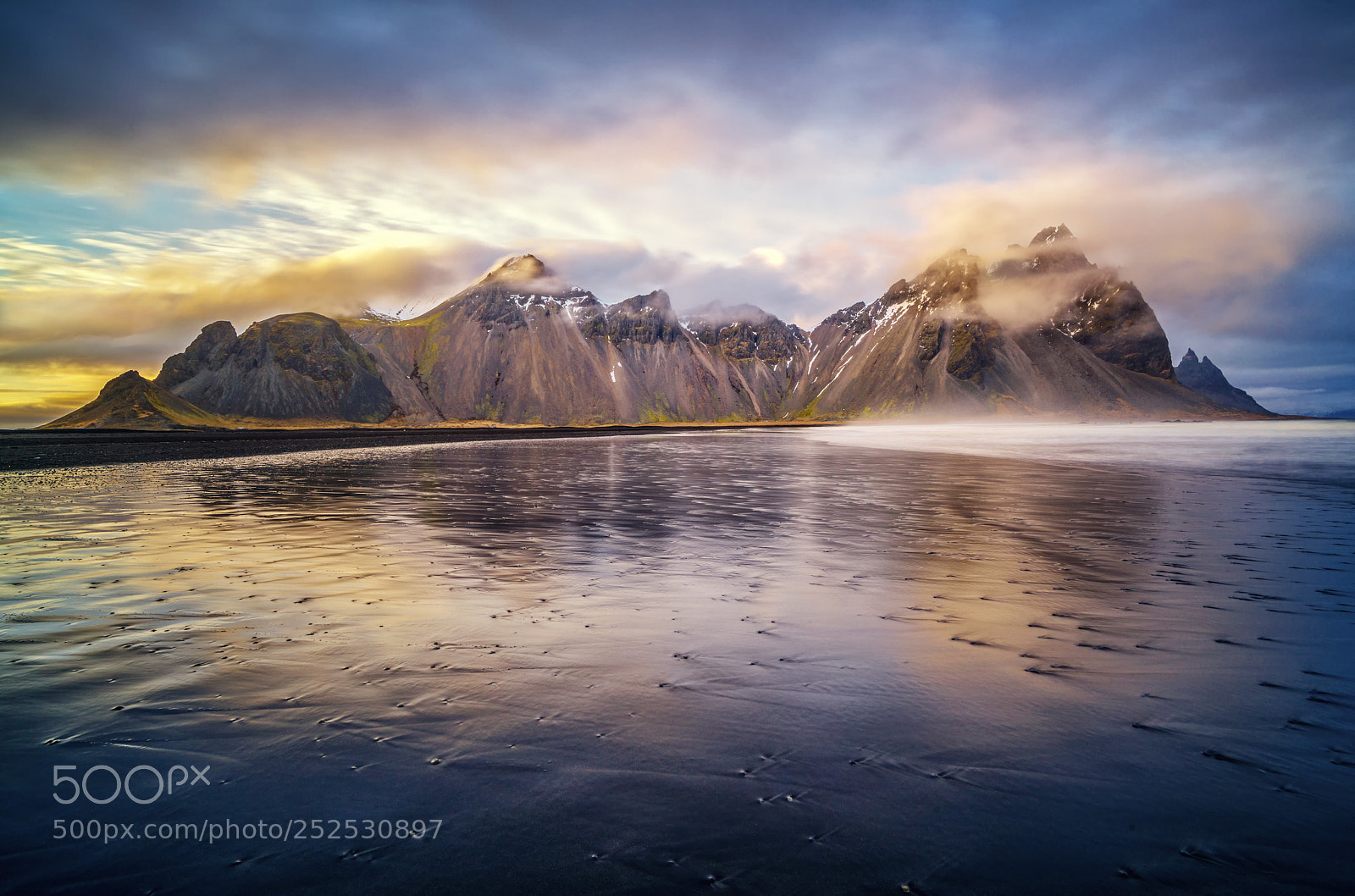 Sony a7R II sample photo. Vertrahorn surf reflection photography