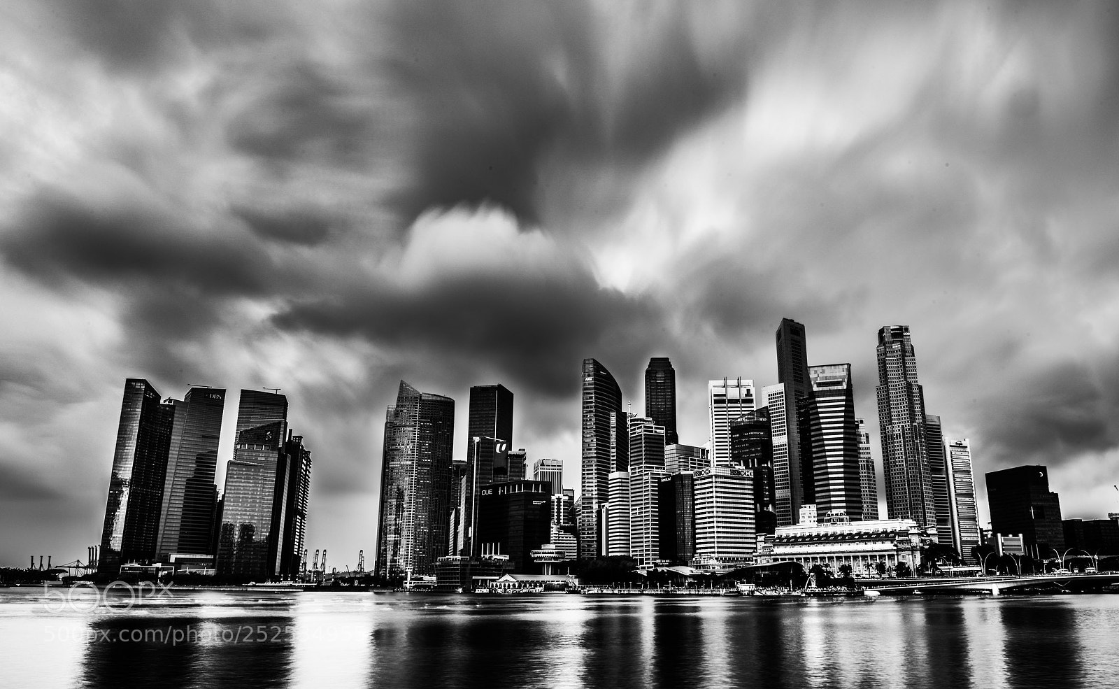 Nikon D810 sample photo. Singapore skyline photography