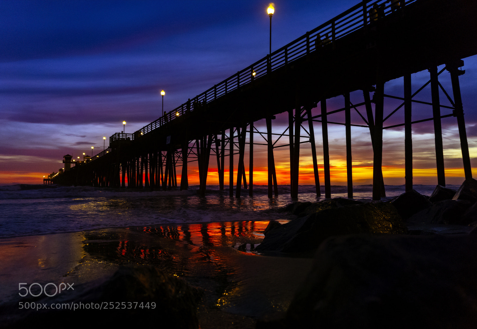 Sony a6000 sample photo. Colorful sunset at oceanside photography