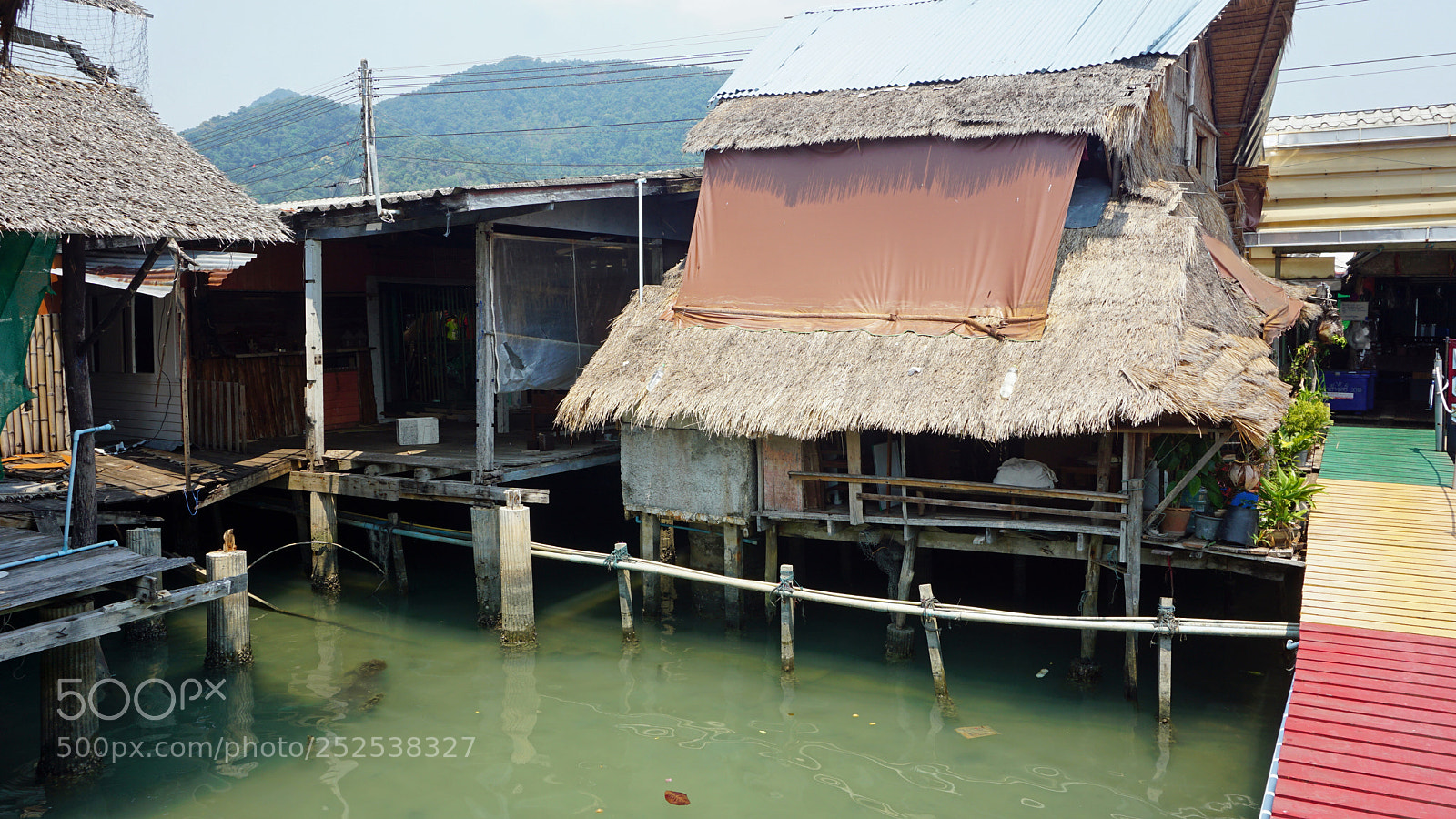 Sony a6000 sample photo. Wooden houses on koh photography