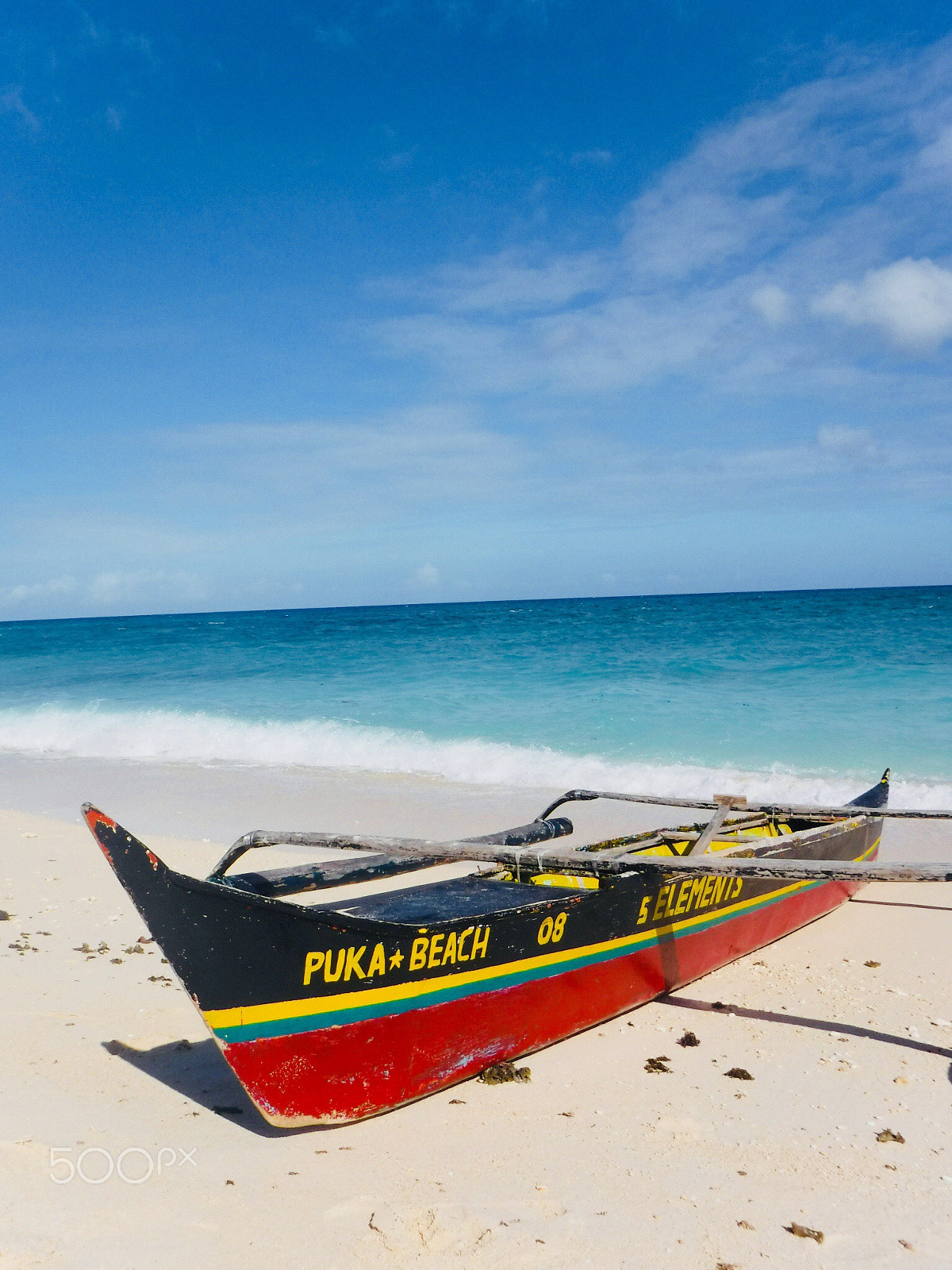 Fujifilm FinePix XP90 XP91 XP95 sample photo. Beach boat, philippines photography
