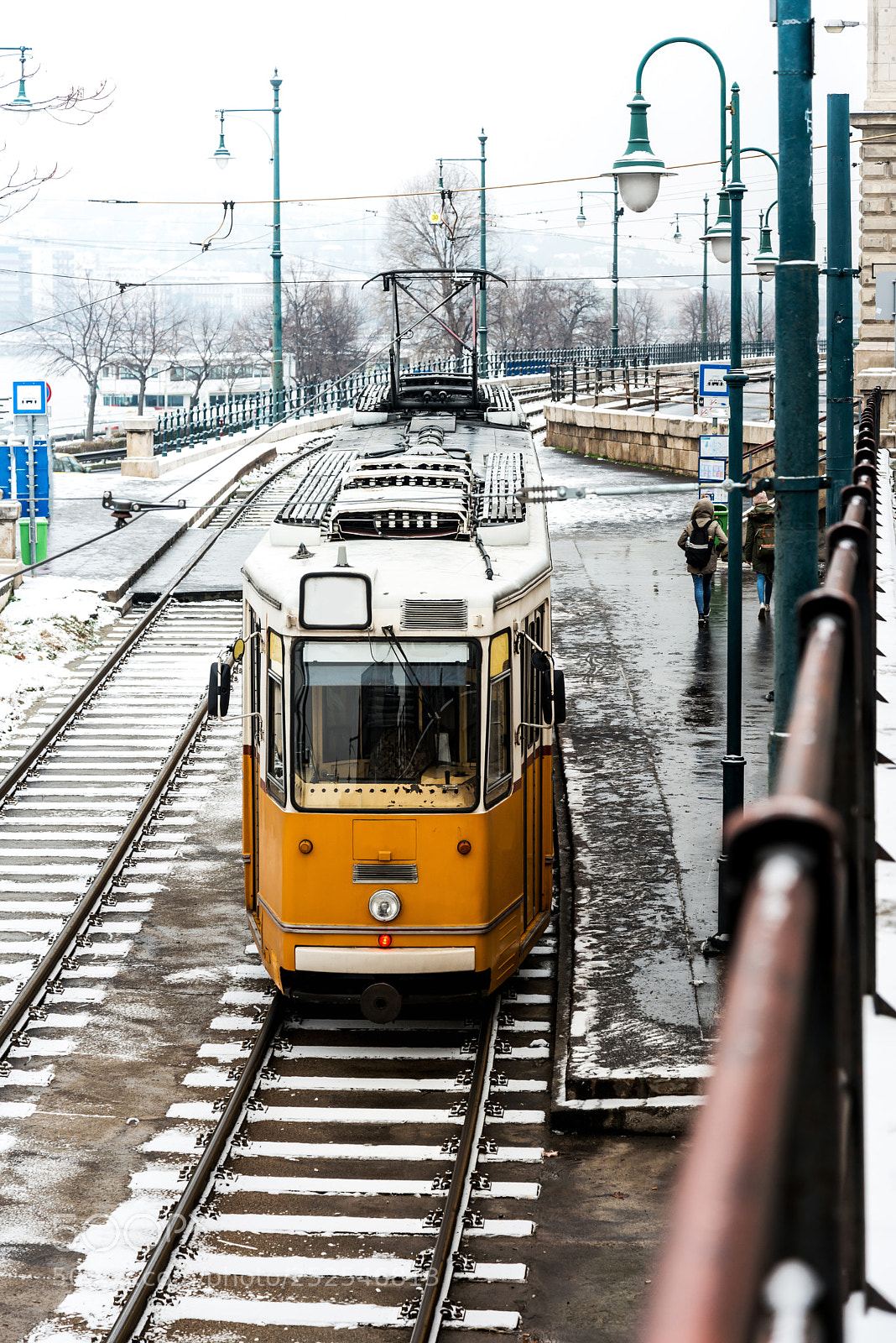 Nikon D800 sample photo. Historic tramway in budapest photography
